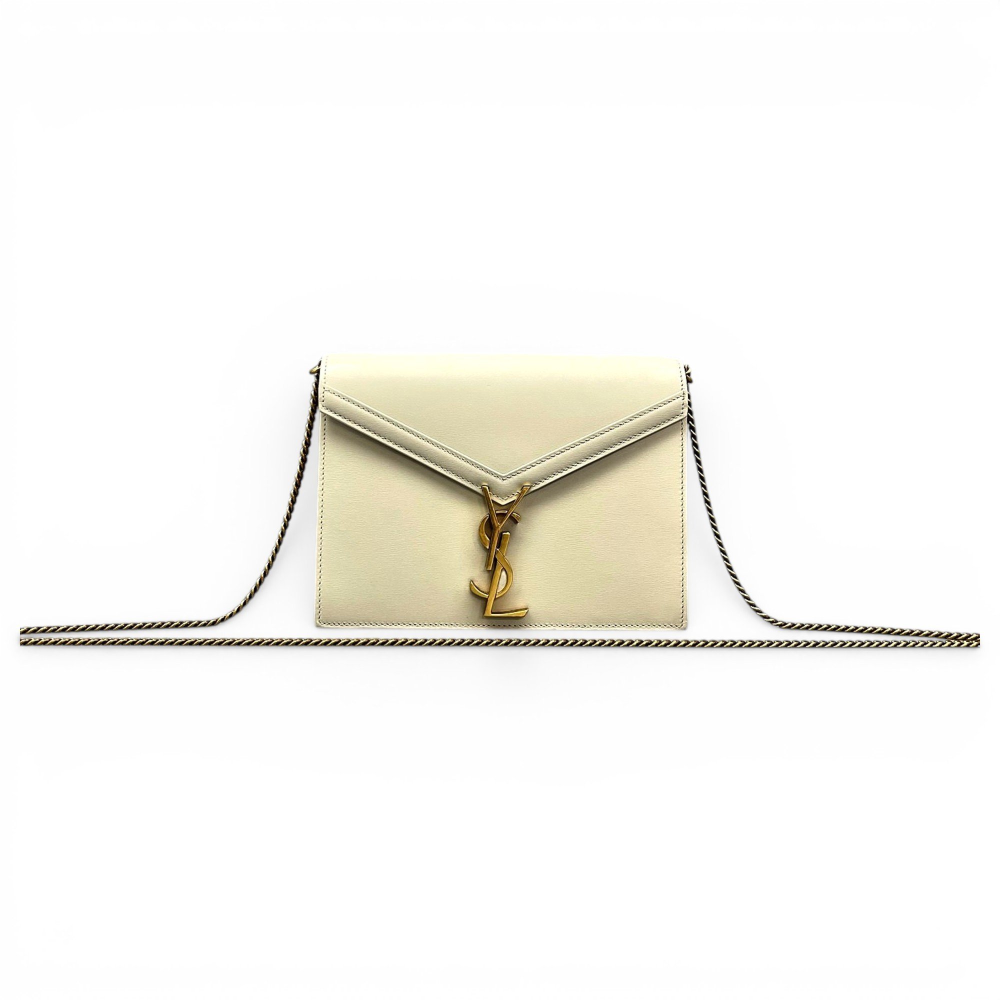 Envelope leather crossbody bag