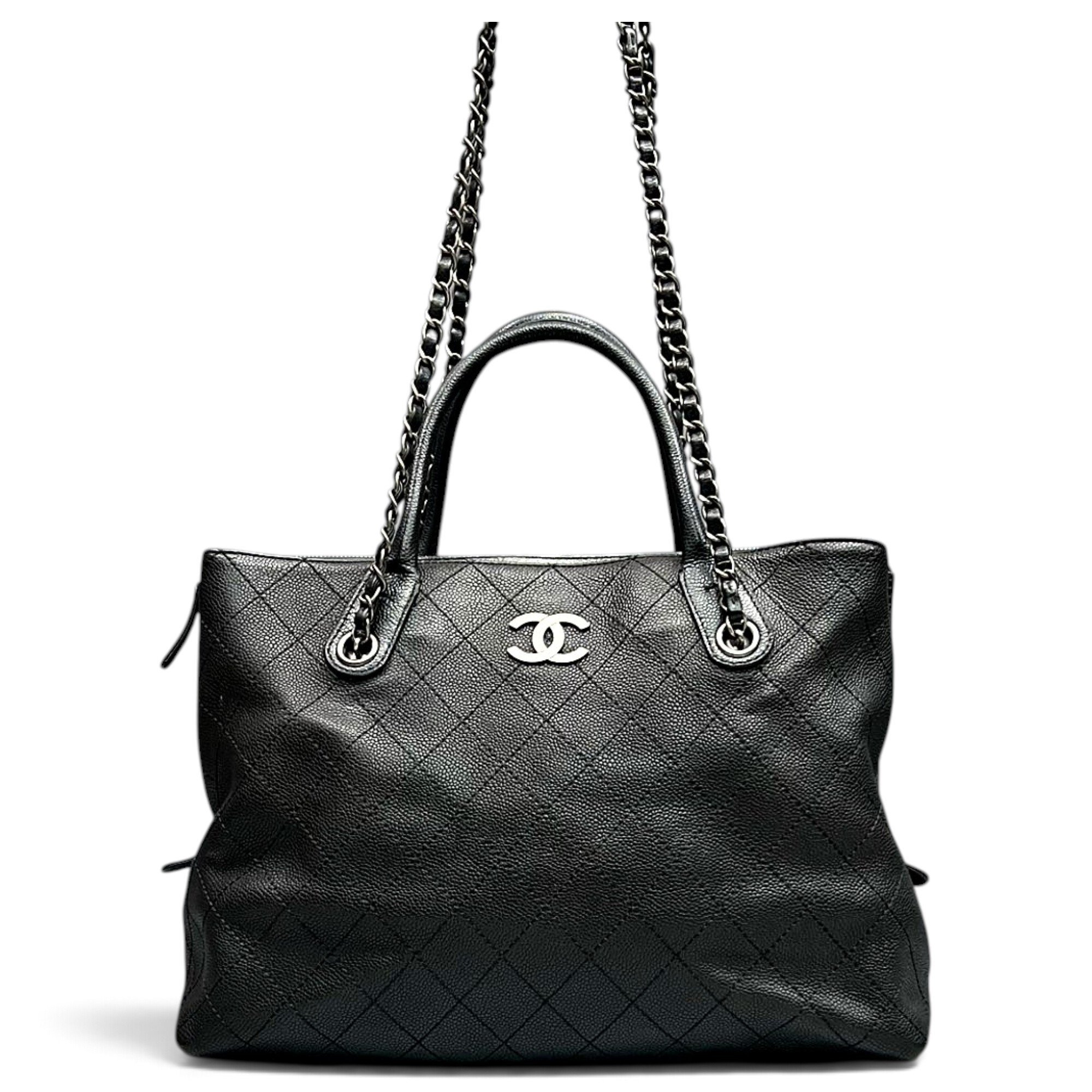 Leather tote