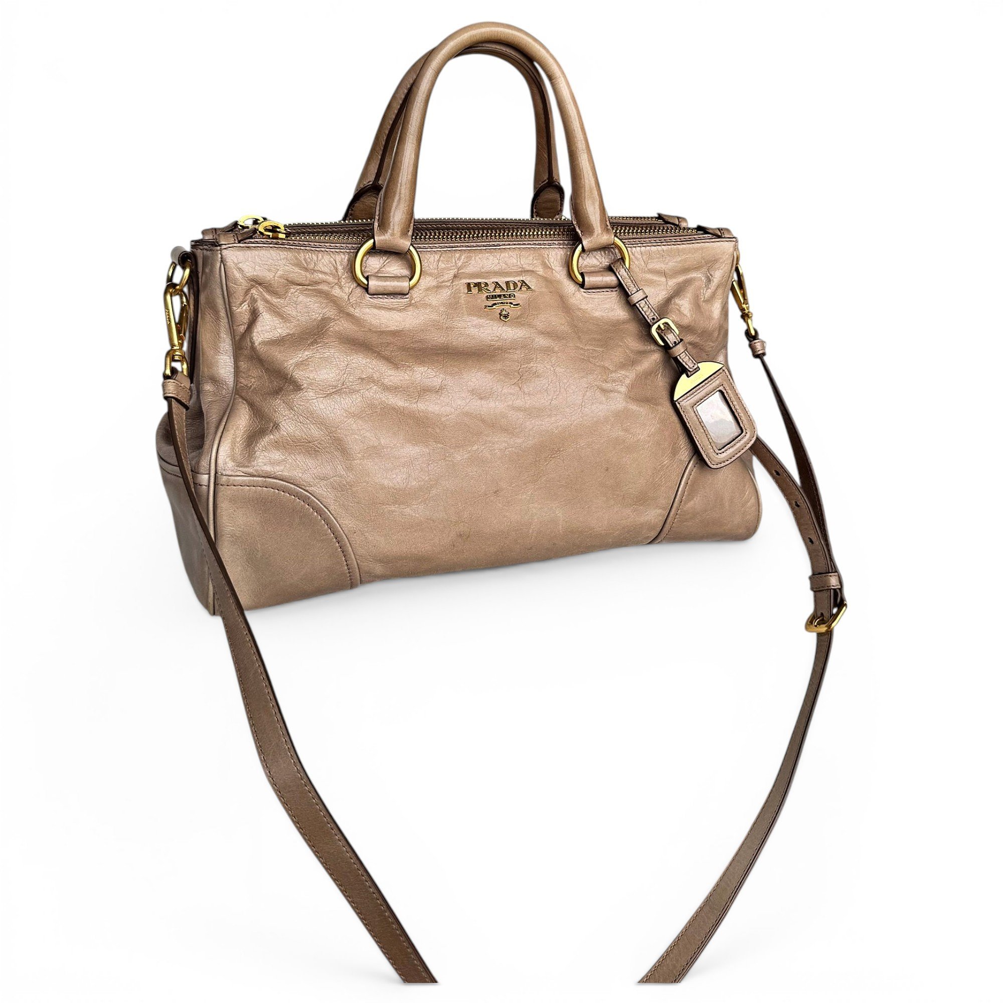 Leather crossbody bag