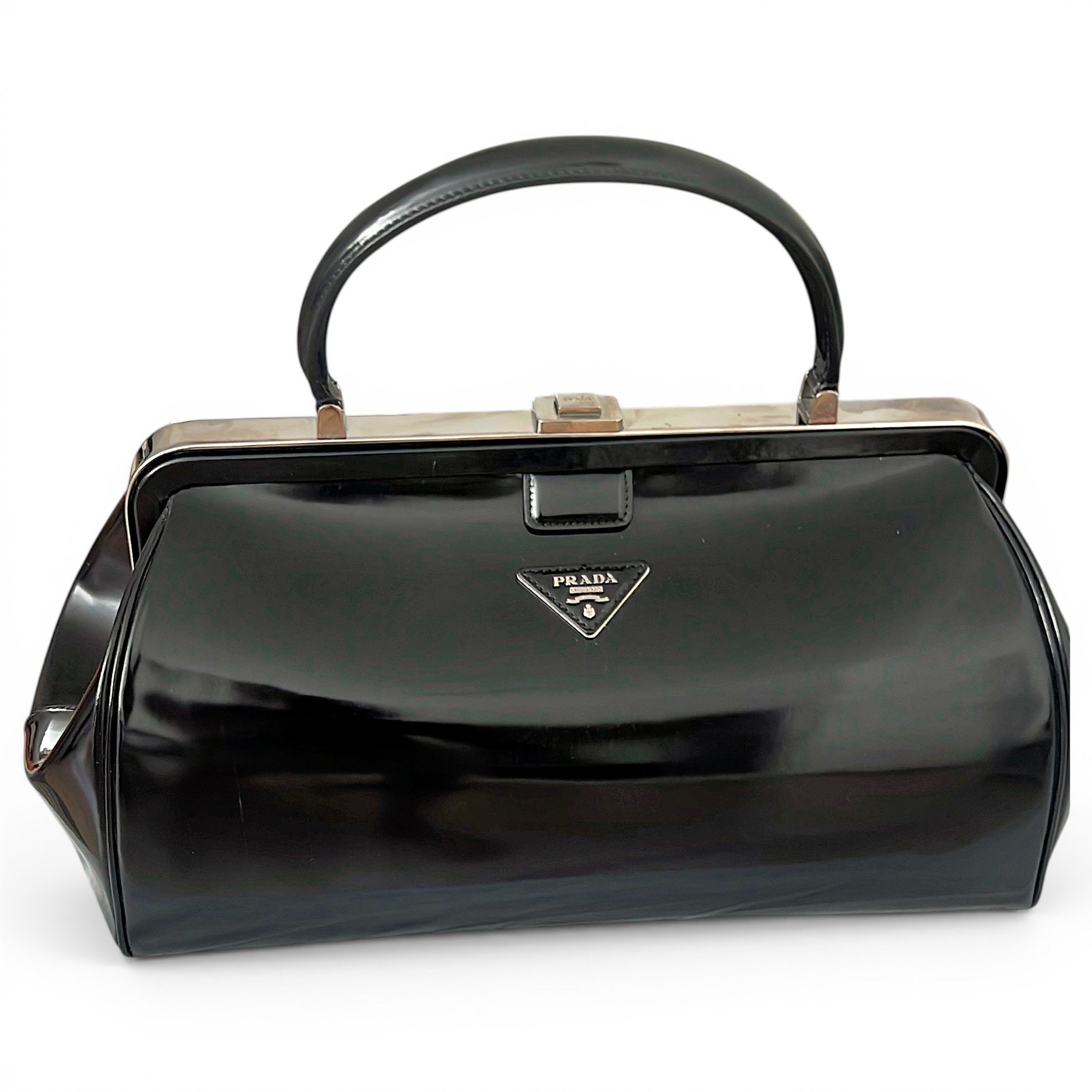Bowling patent leather bowling bag