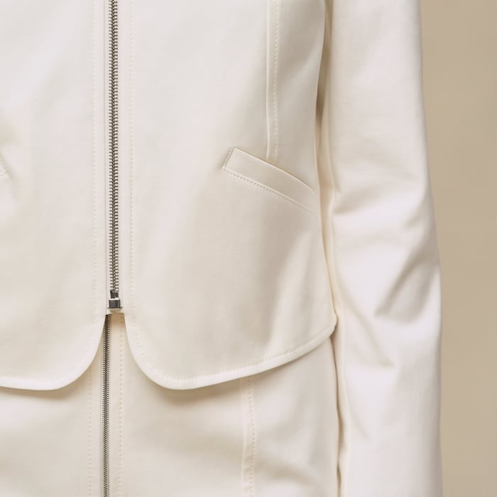 Blanc Naturel Double Cotton Twill Jacket