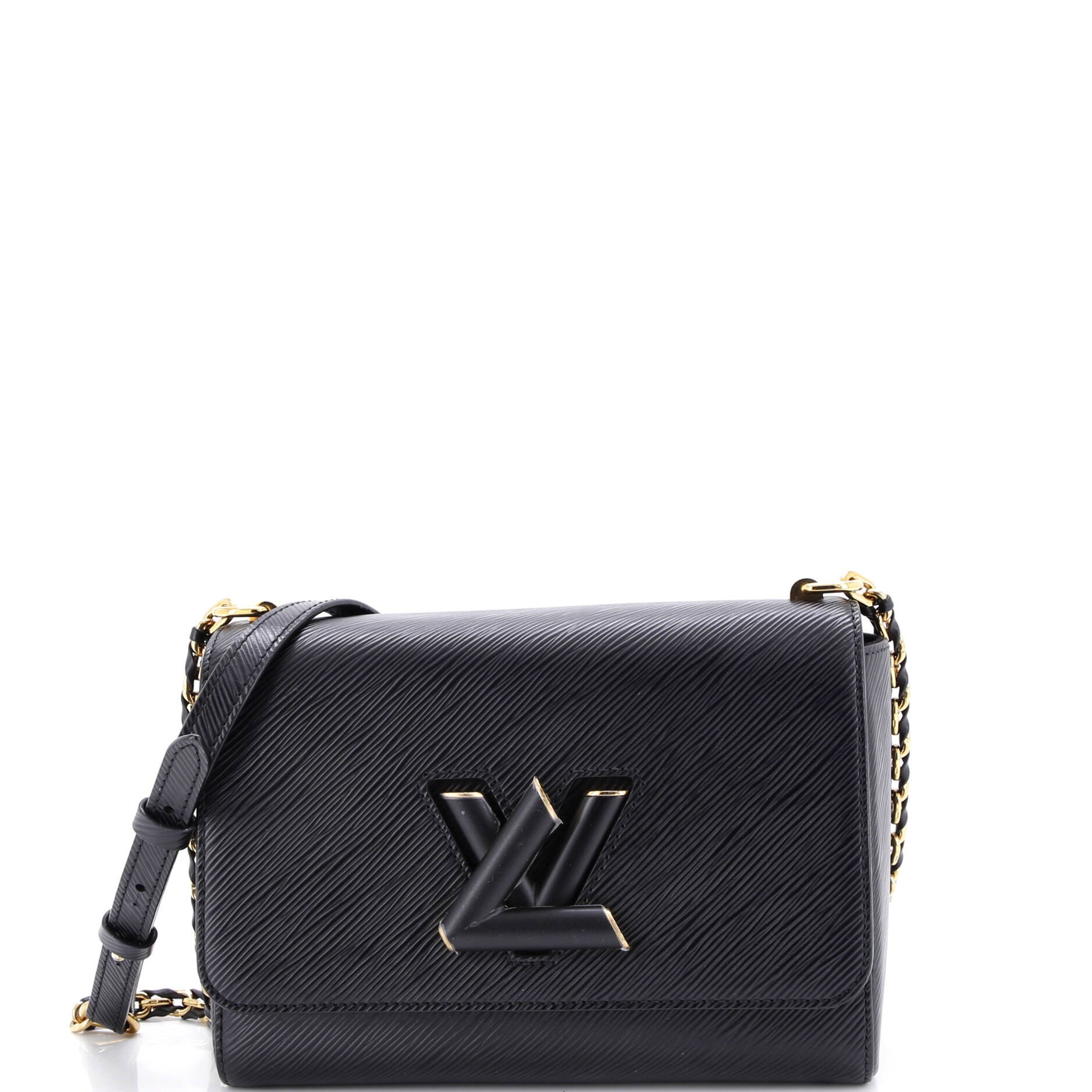 Louis Vuitton Braided Chain Twist Bag Epi Leather MM