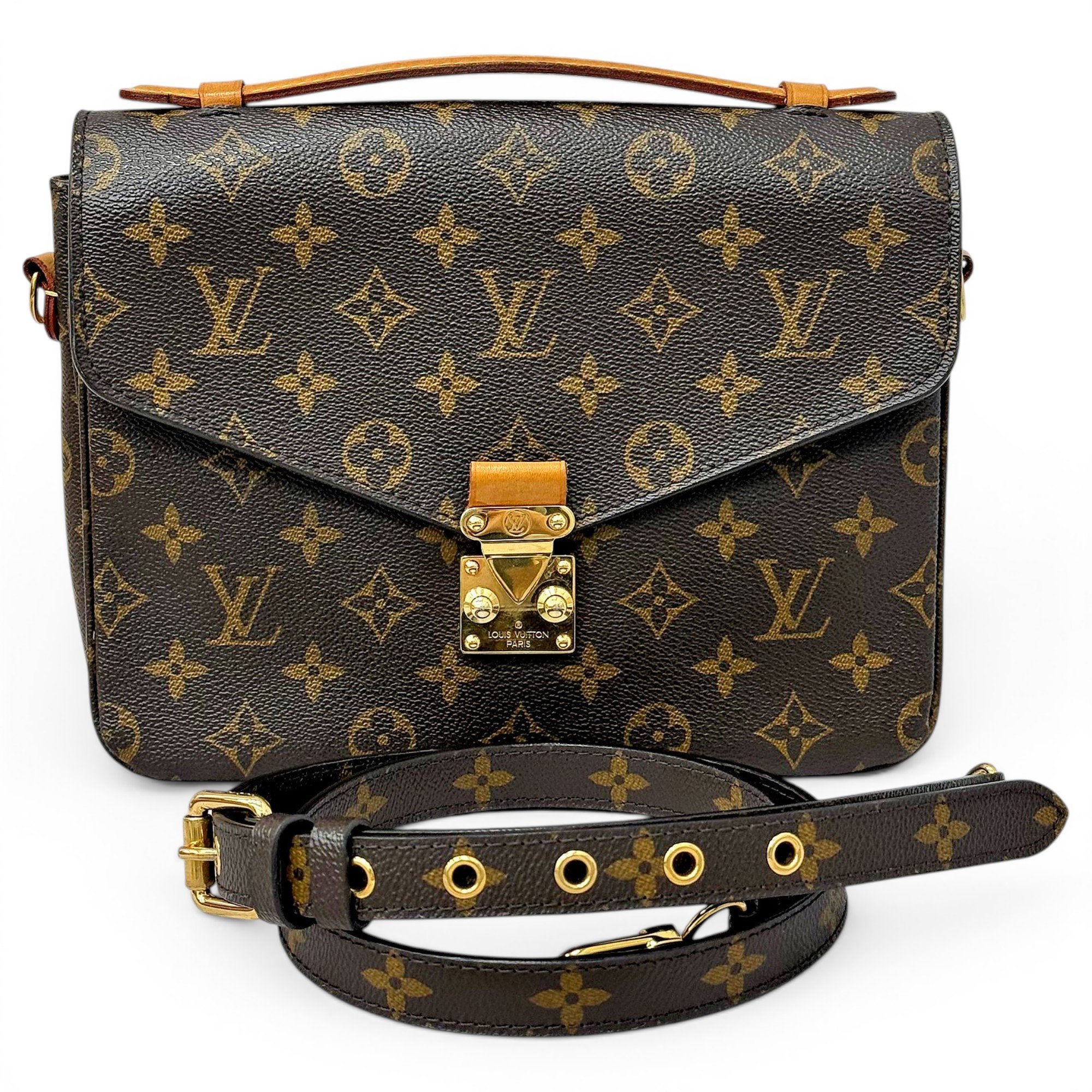 Metis leather handbag