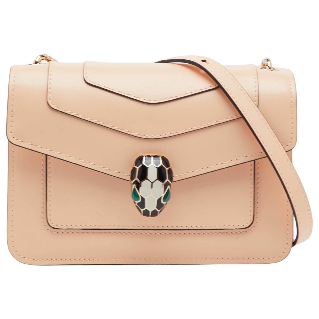 Bvlgari Serpenti leather handbag