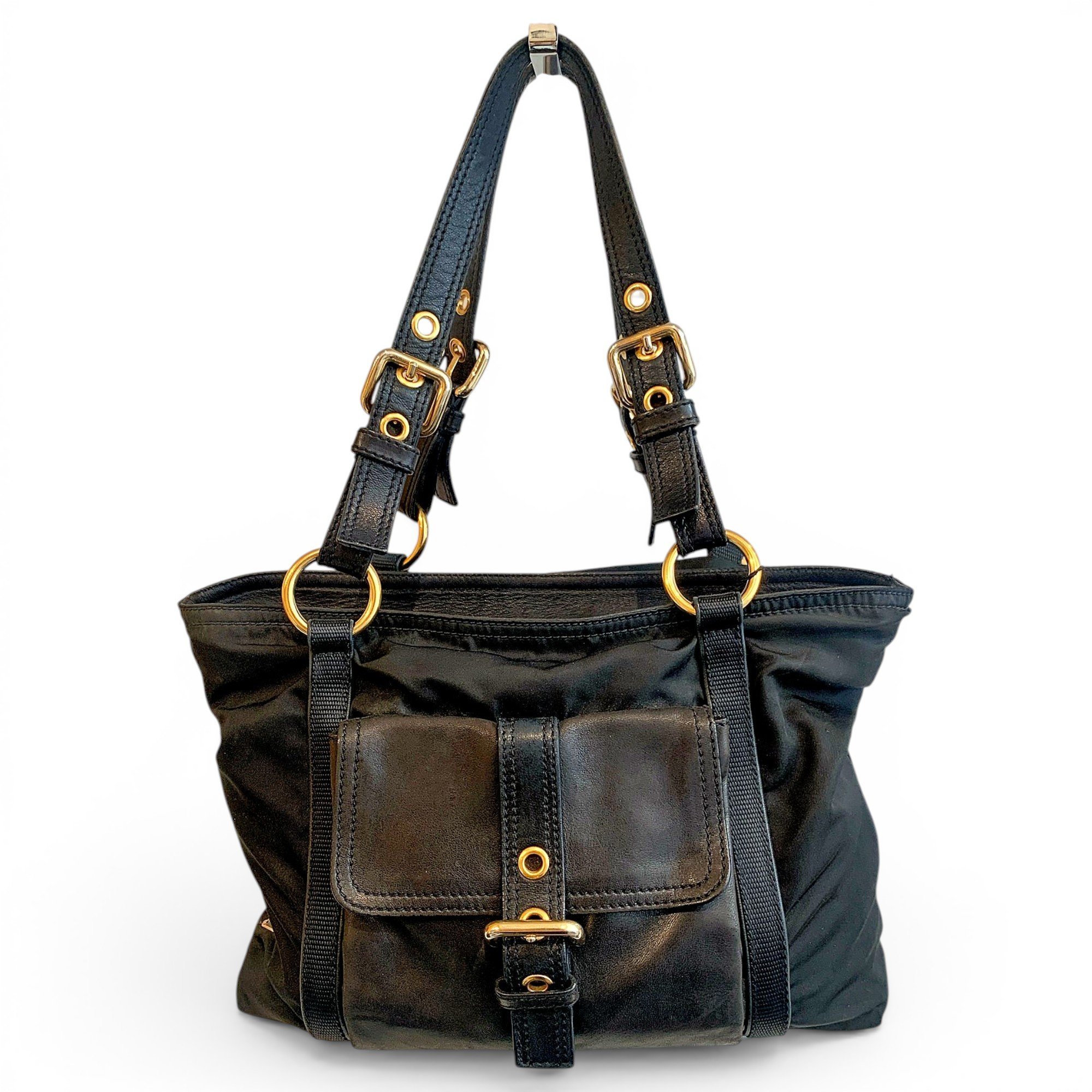 Leather handbag