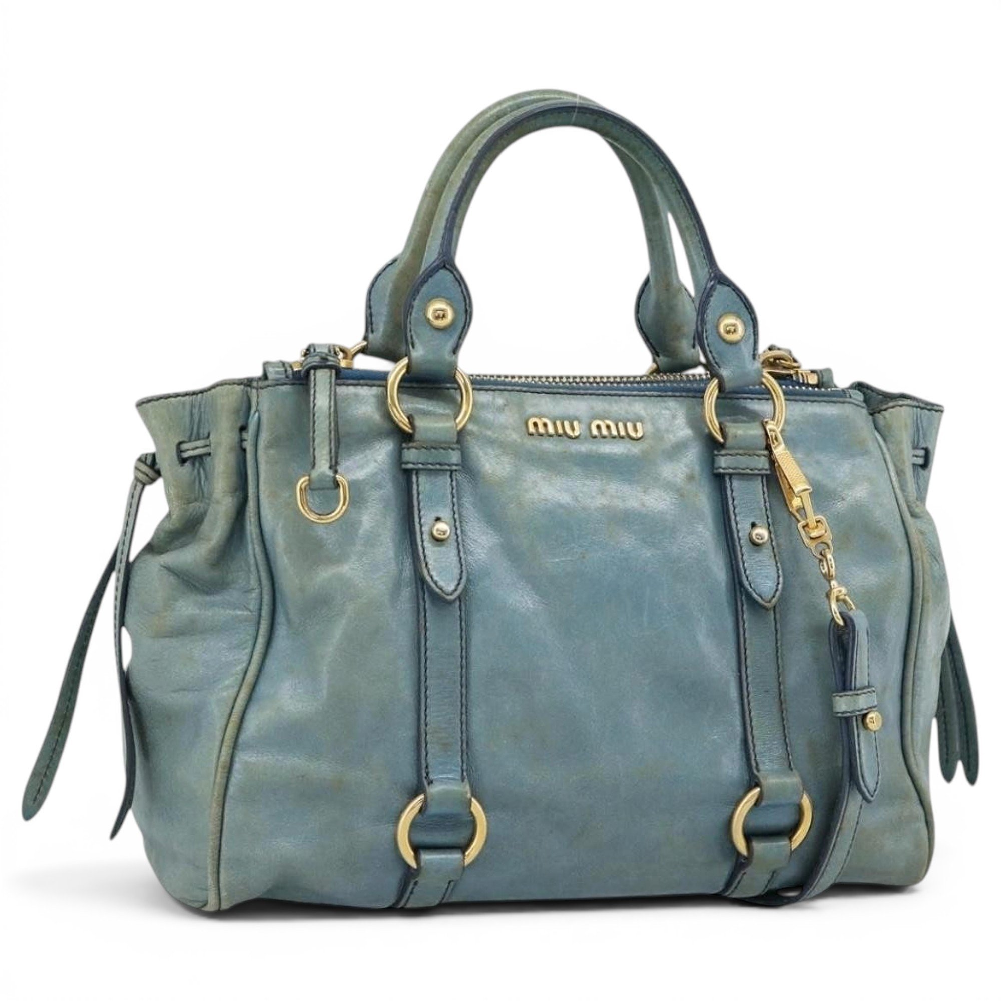 Leather handbag