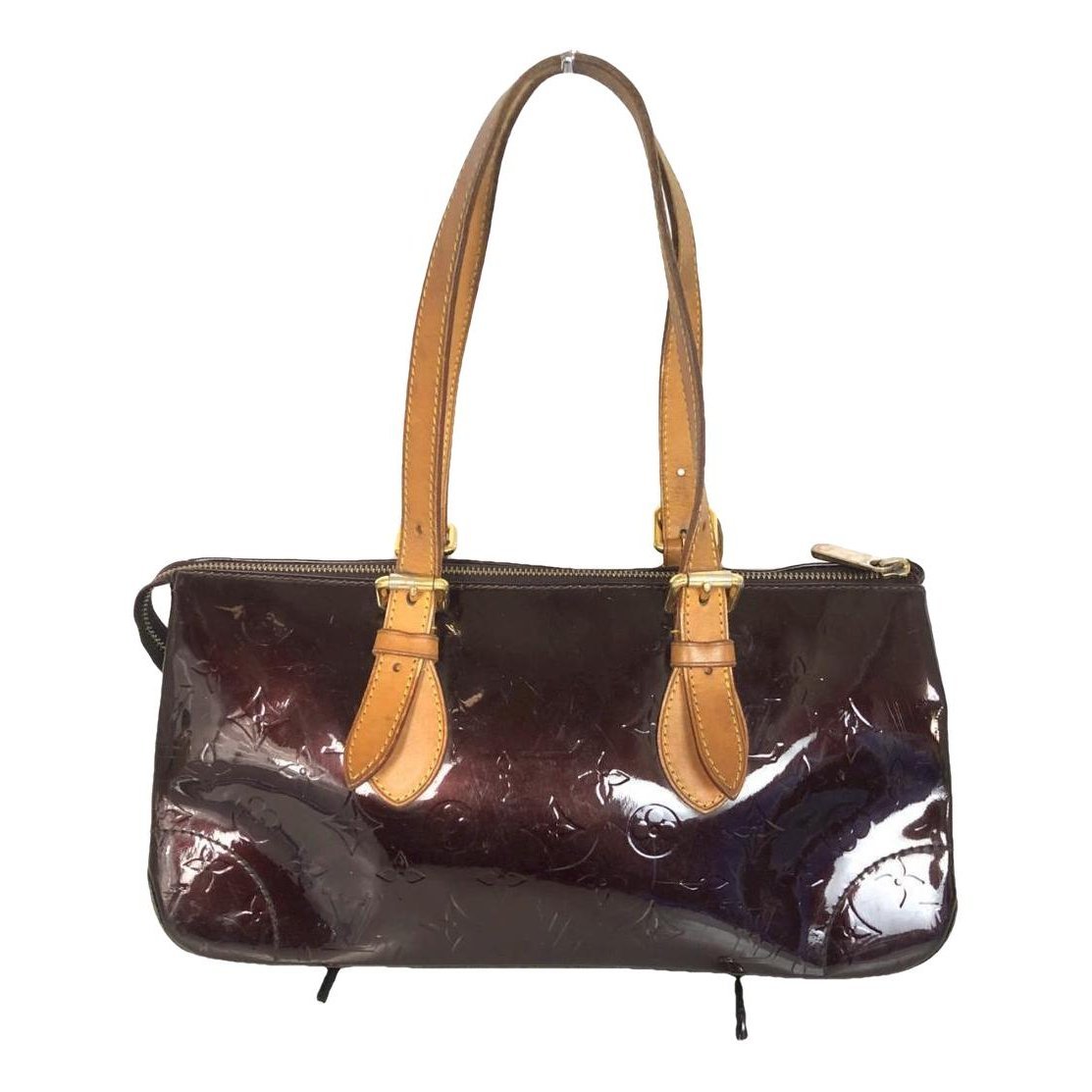 Rosewood leather handbag