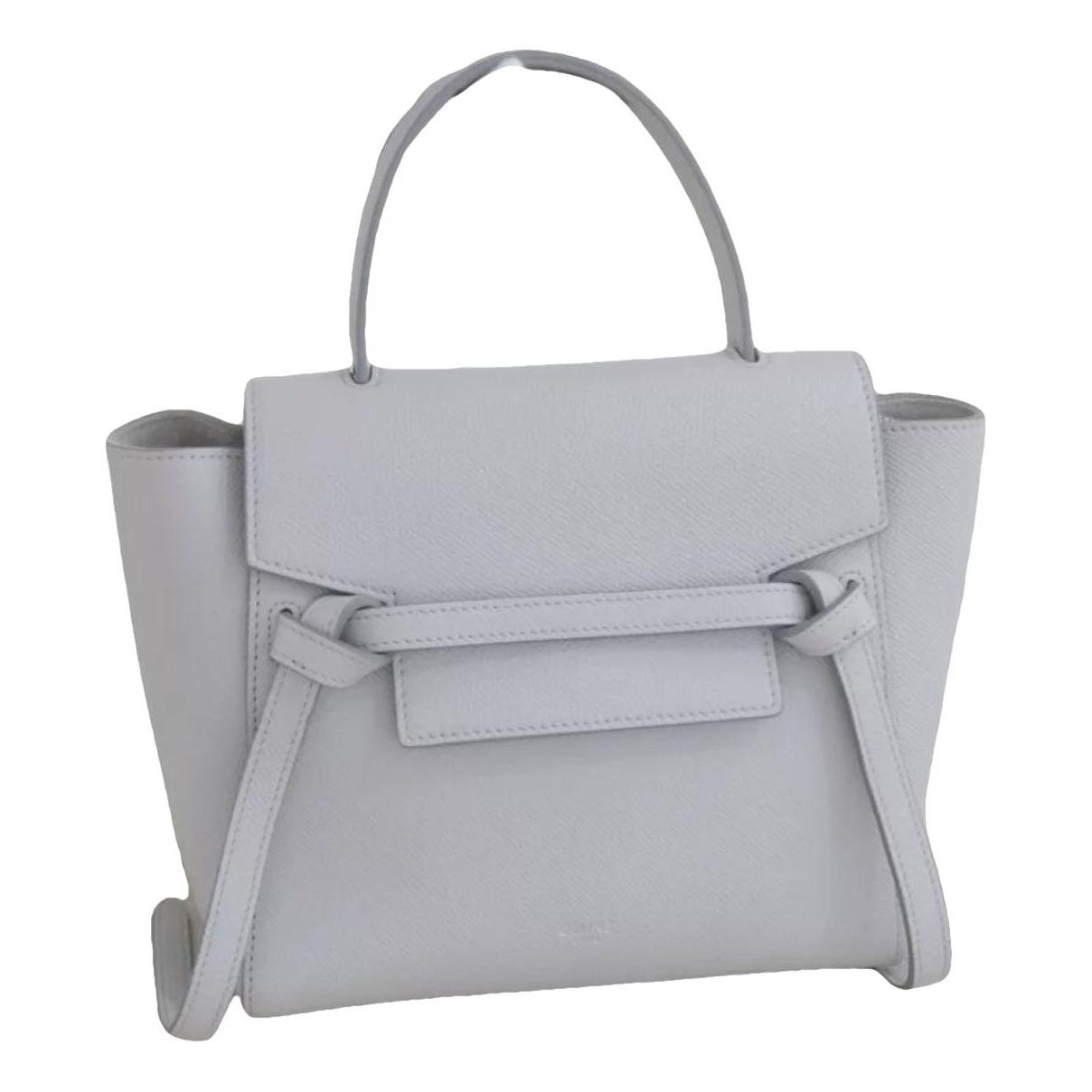 Belt leather handbag