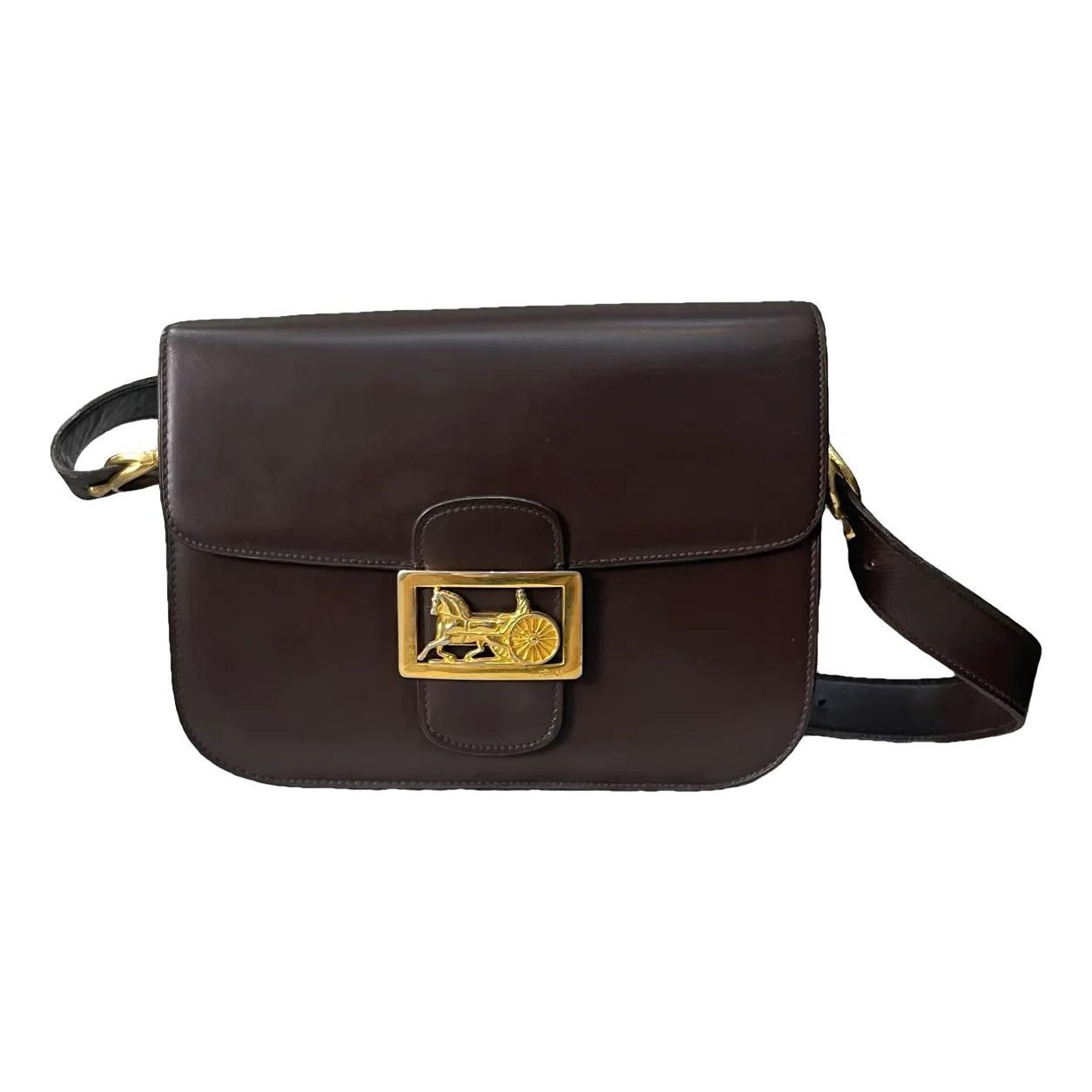 Classic leather crossbody bag