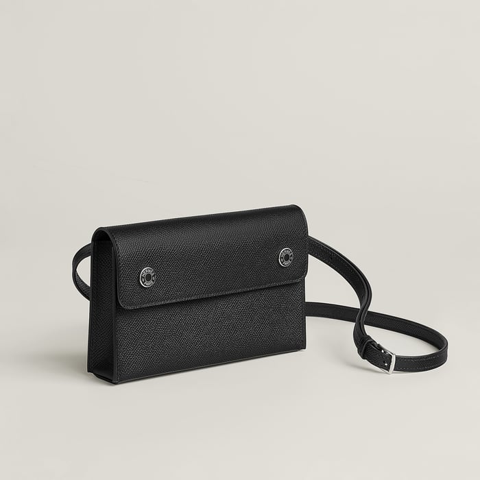 Noir Hermèsnap Wallet