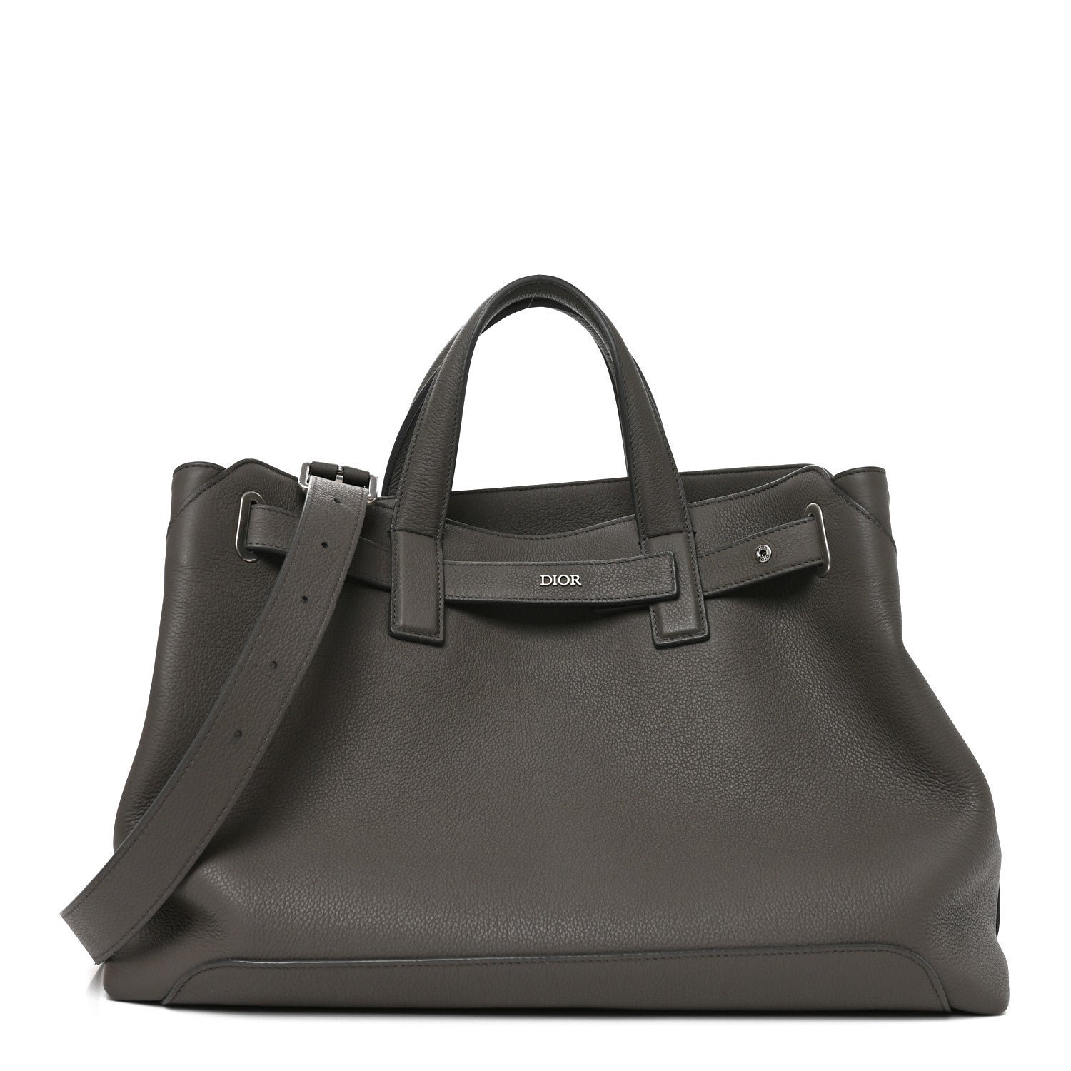 Christian Dior Icons Calfskin Medium Normandie Tote Grey