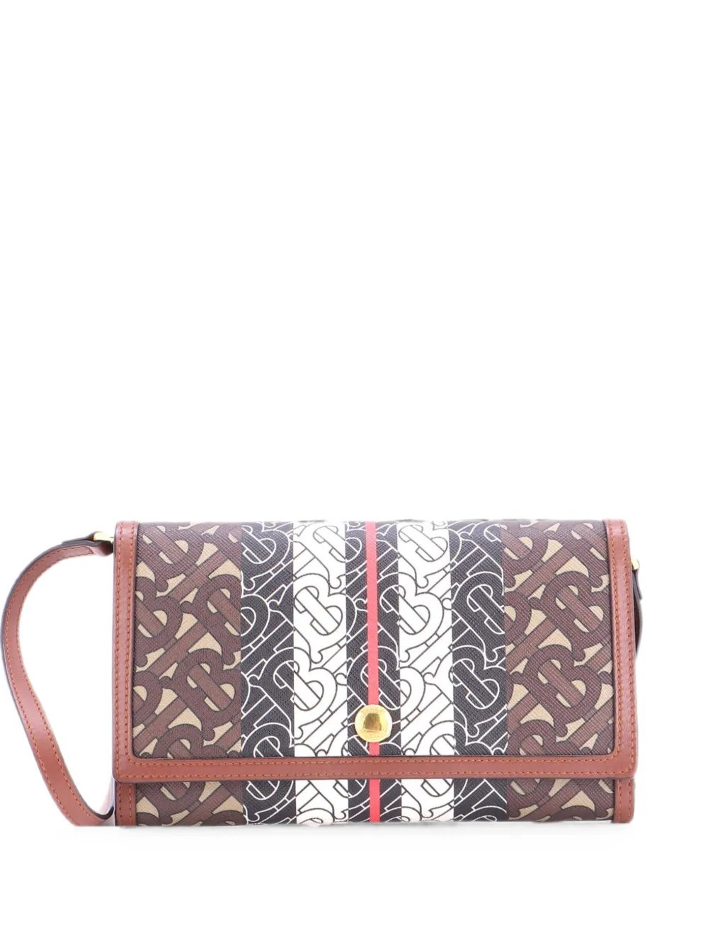 TB Flap Bag Monogram E-Canvas Small shoulder bag