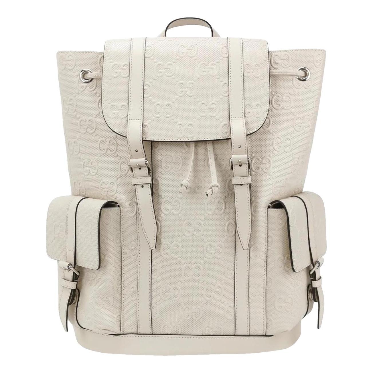 Leather backpack