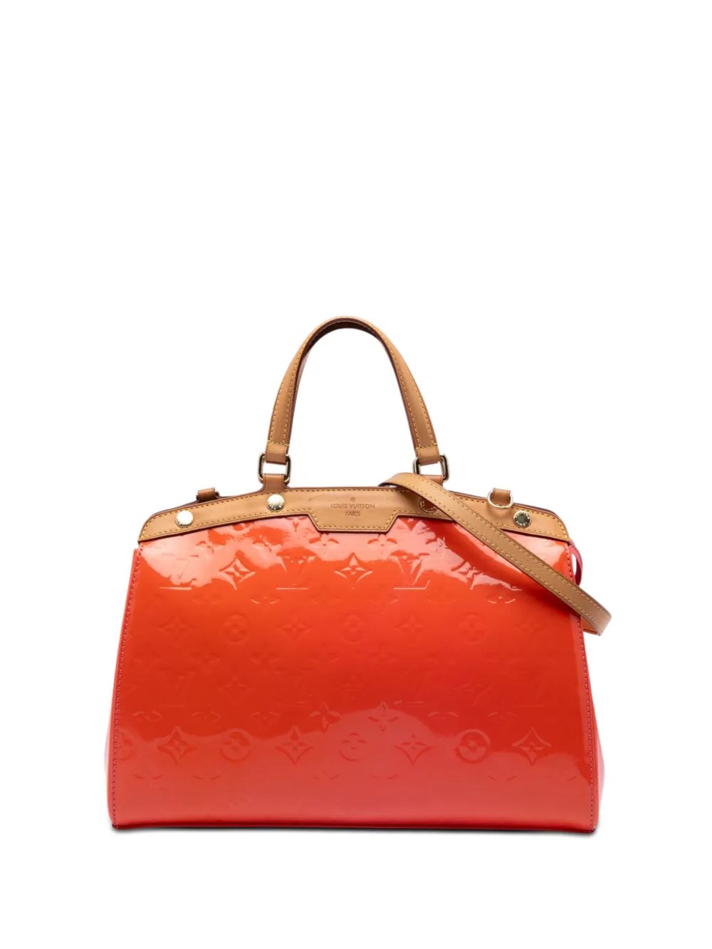 2015 Monogram Vernis Brea MM satchel