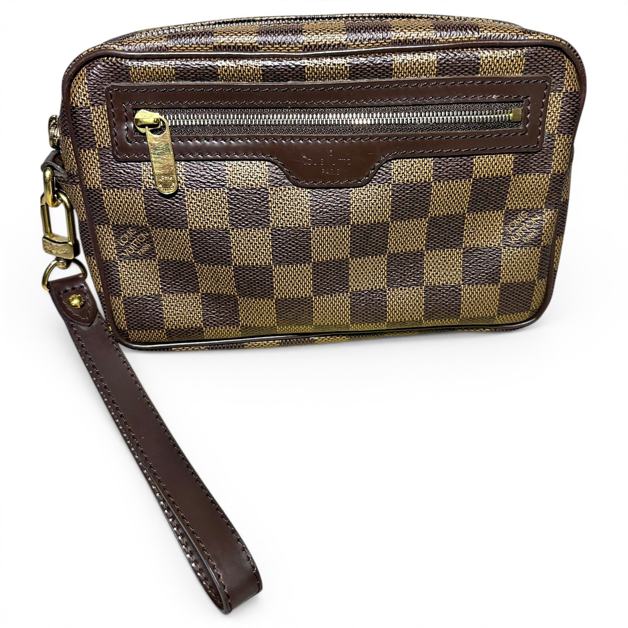 Marly Dragonne leather clutch bag