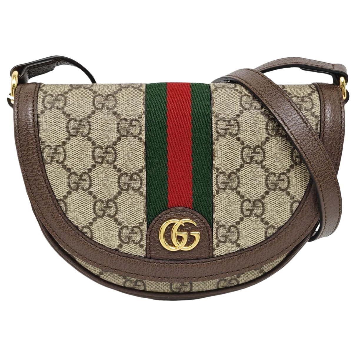 Ophidia leather crossbody bag