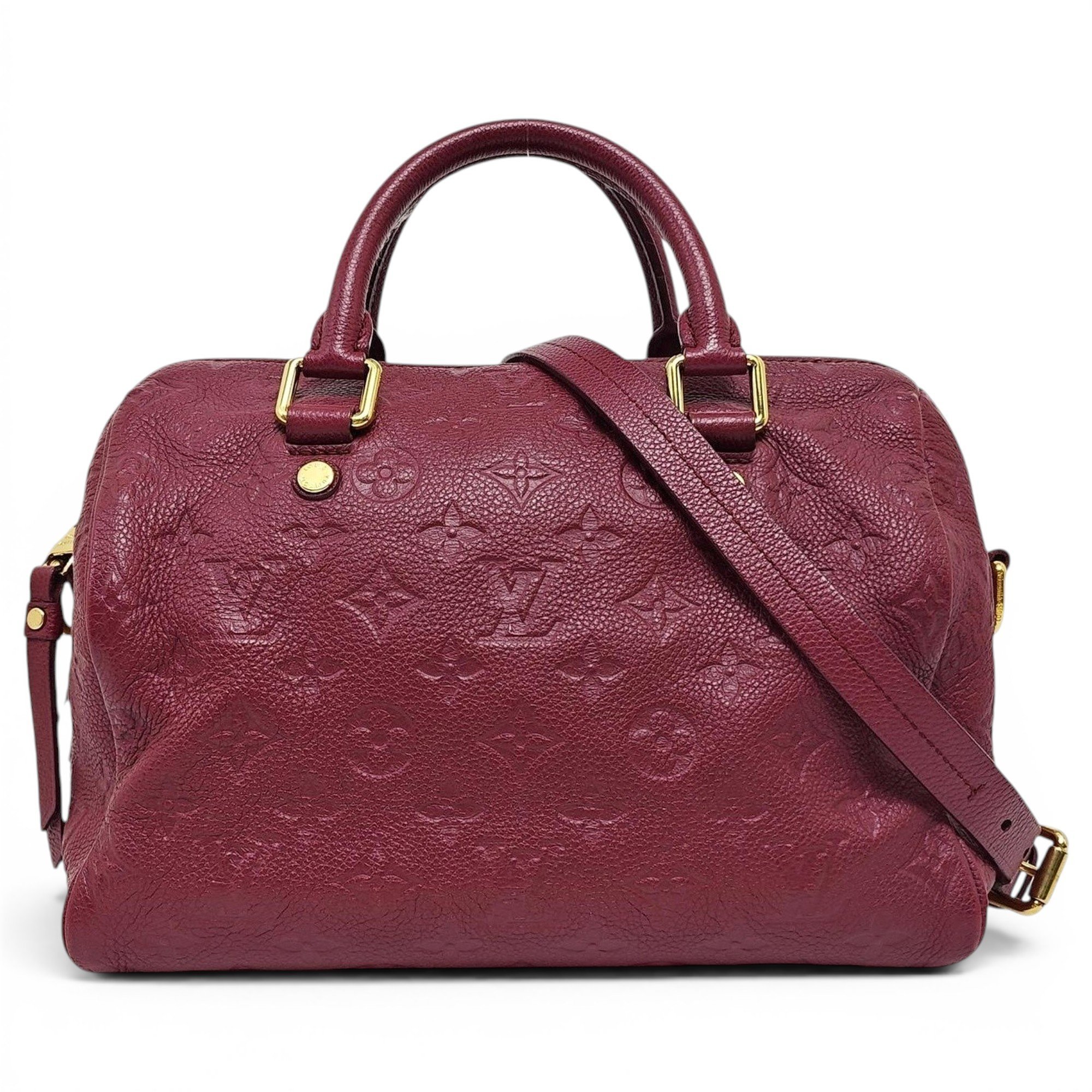 Nano Speedy / Mini HL leather handbag
