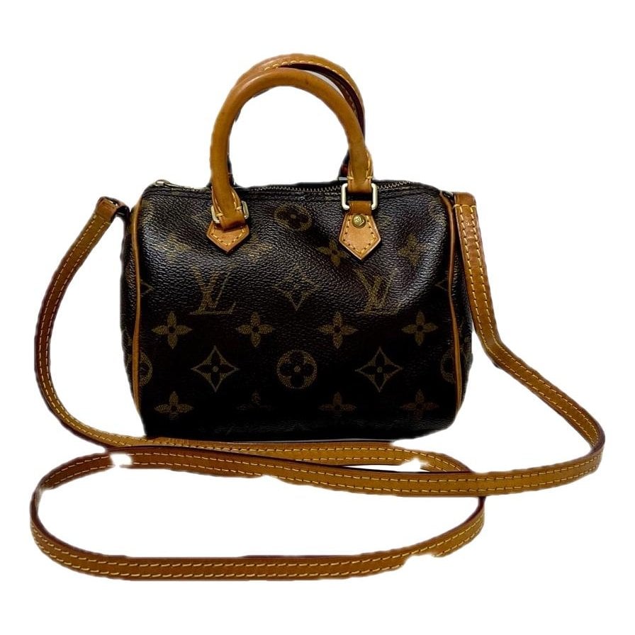 Louis Vuitton Nano Speedy / Mini HL leather handbag