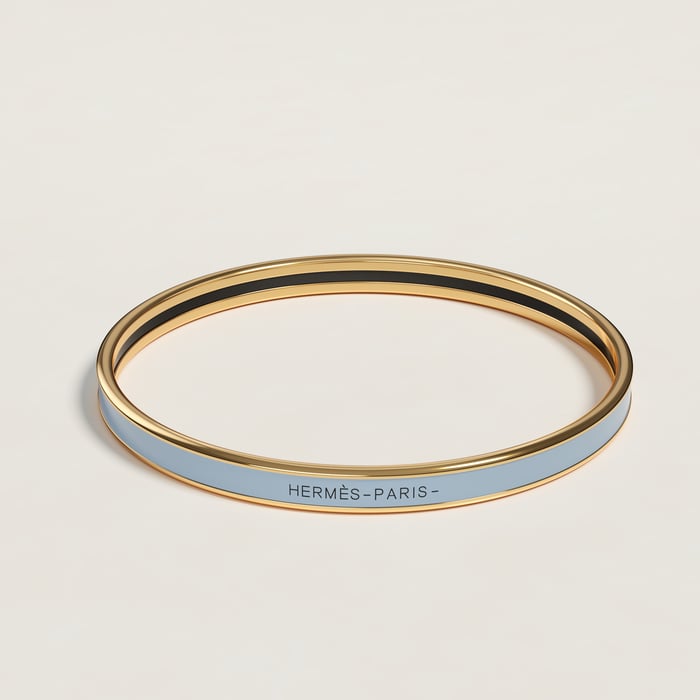 Bleu Ciel Uni Bangle