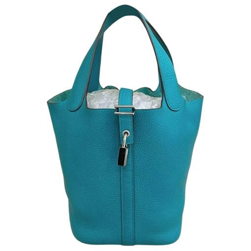 Picotin leather handbag