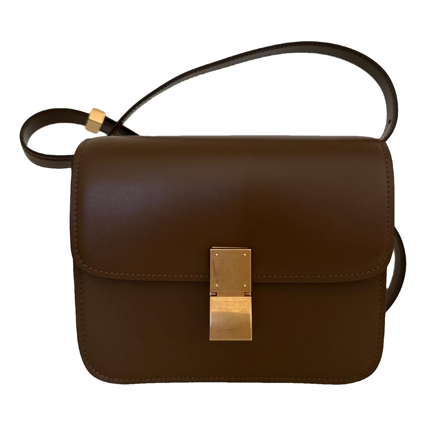 Classic leather crossbody bag