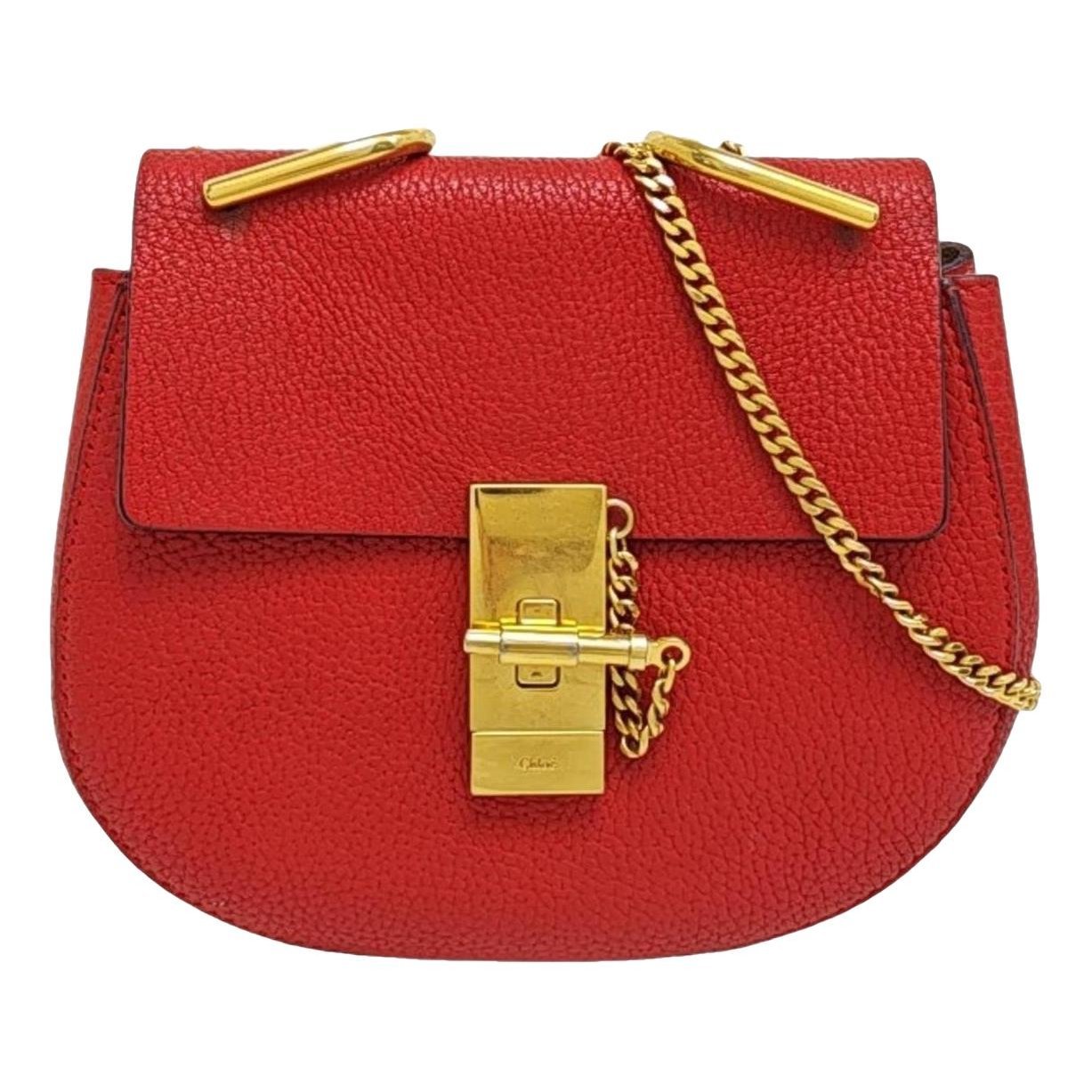 Drew leather handbag