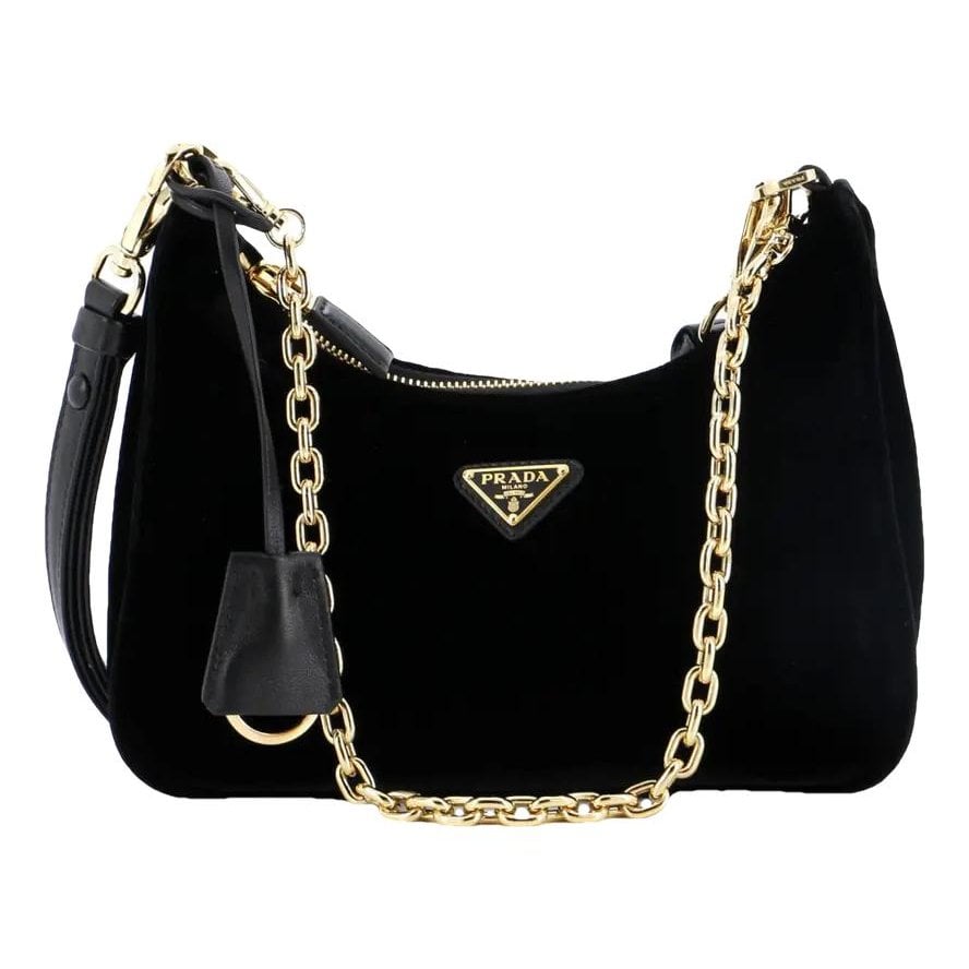 Re-Edition 2005 velvet handbag