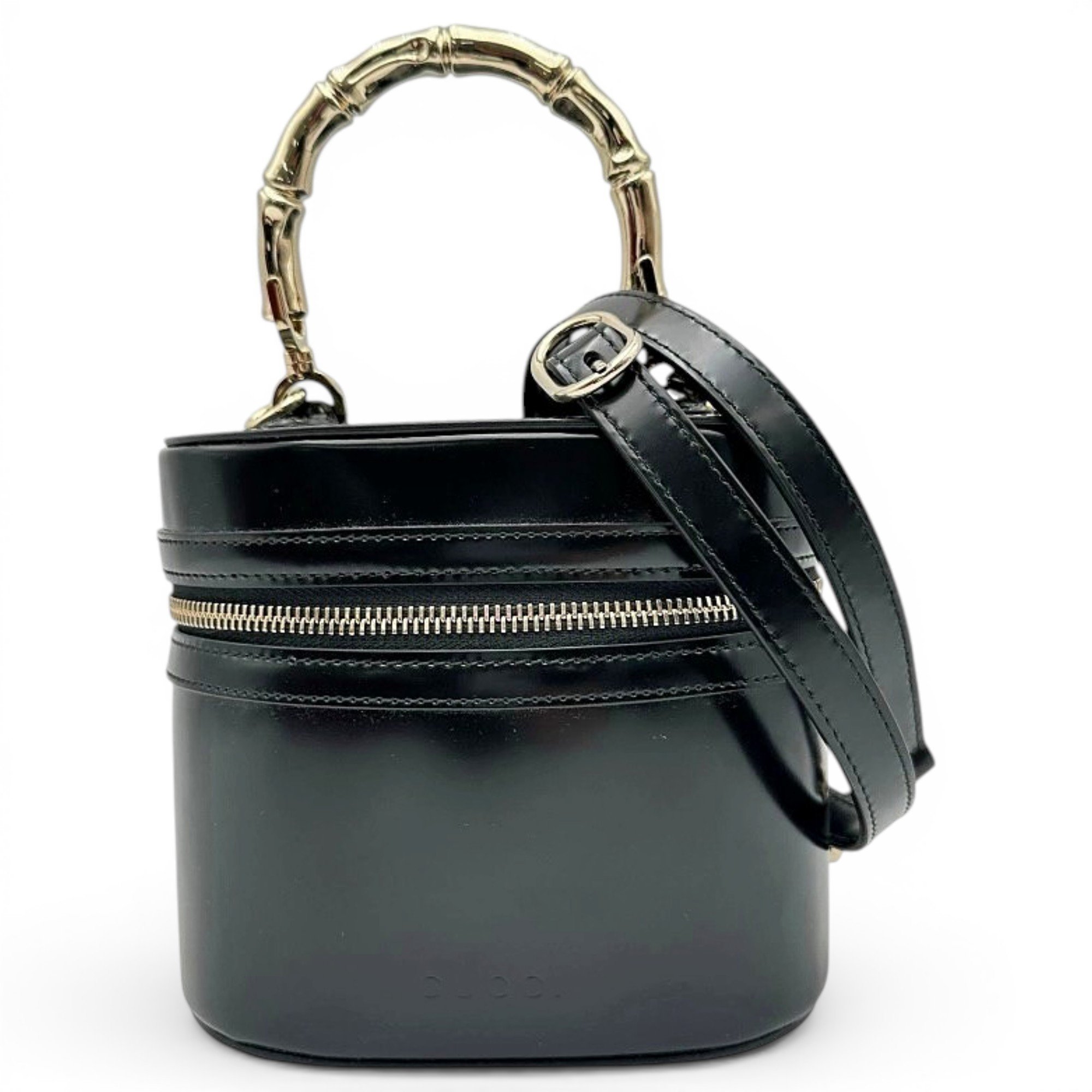 Convertible Bamboo Top Handle leather handbag
