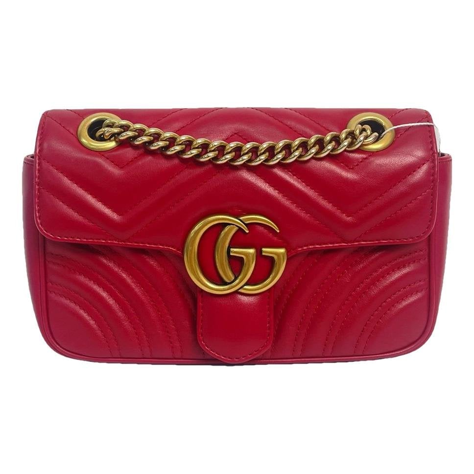 GG Marmont Chain leather handbag
