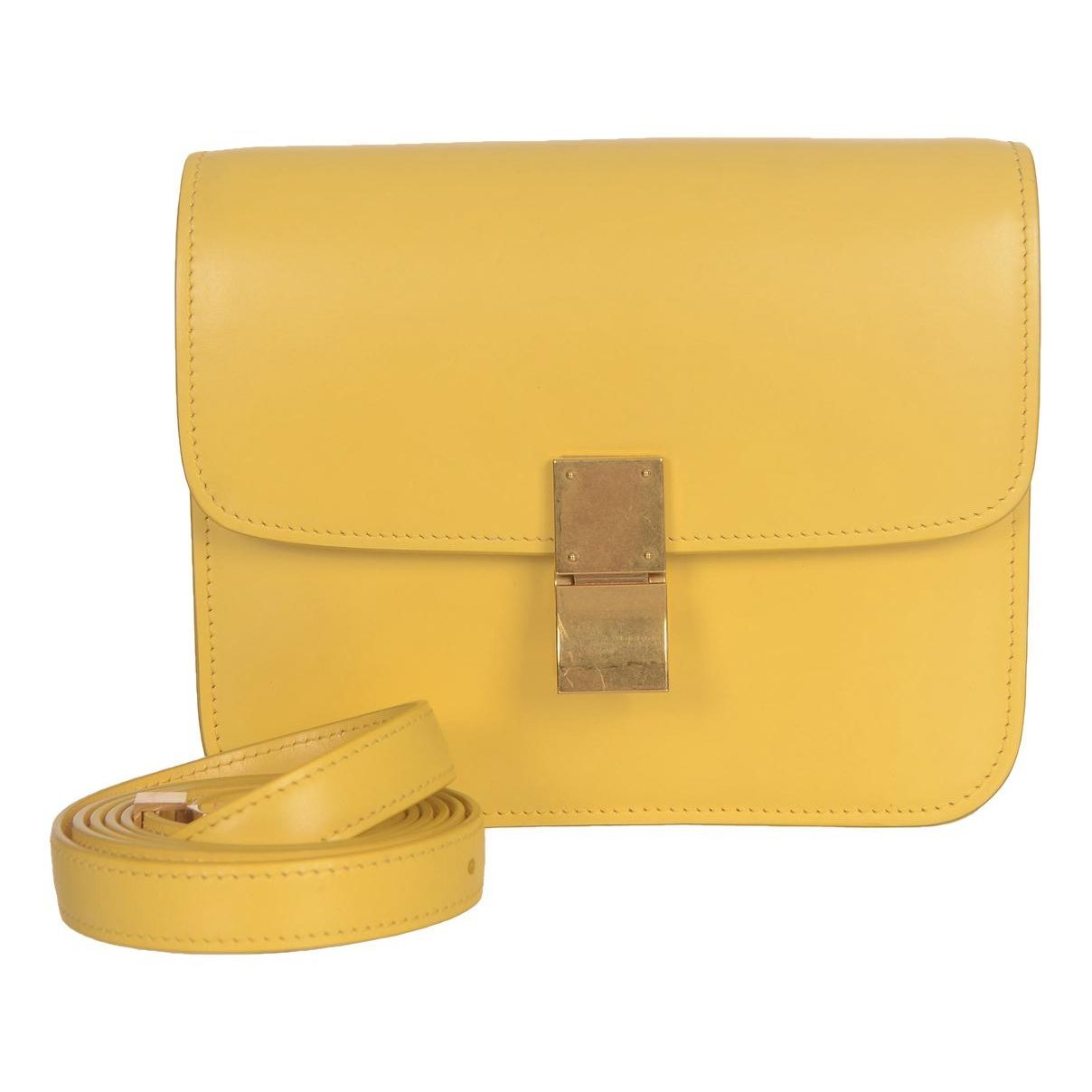 Classic leather crossbody bag