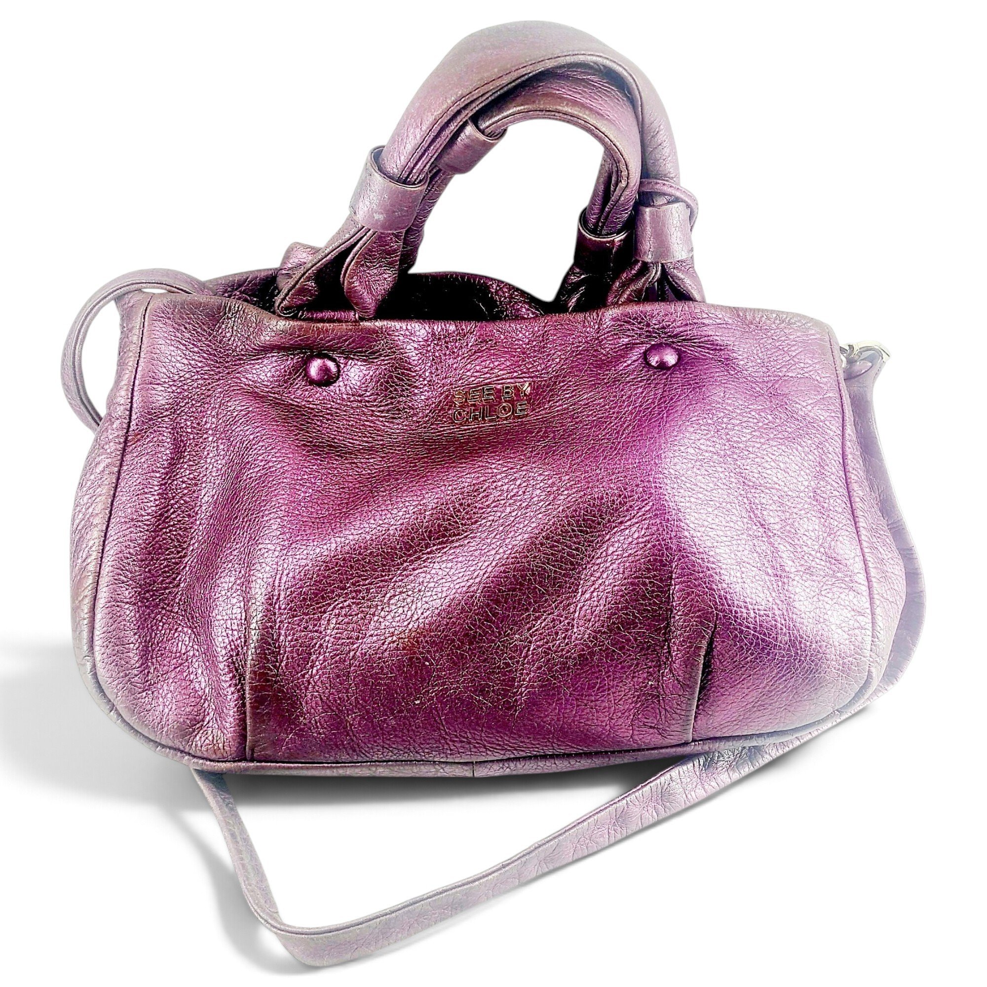 Leather satchel