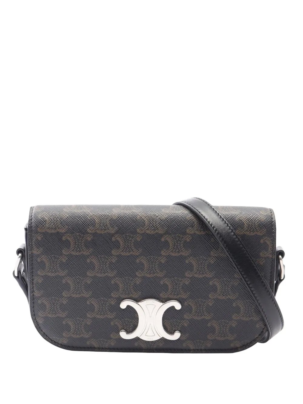2000-2026 Small Triomphe Coated Canvas Triomphe crossbody bag