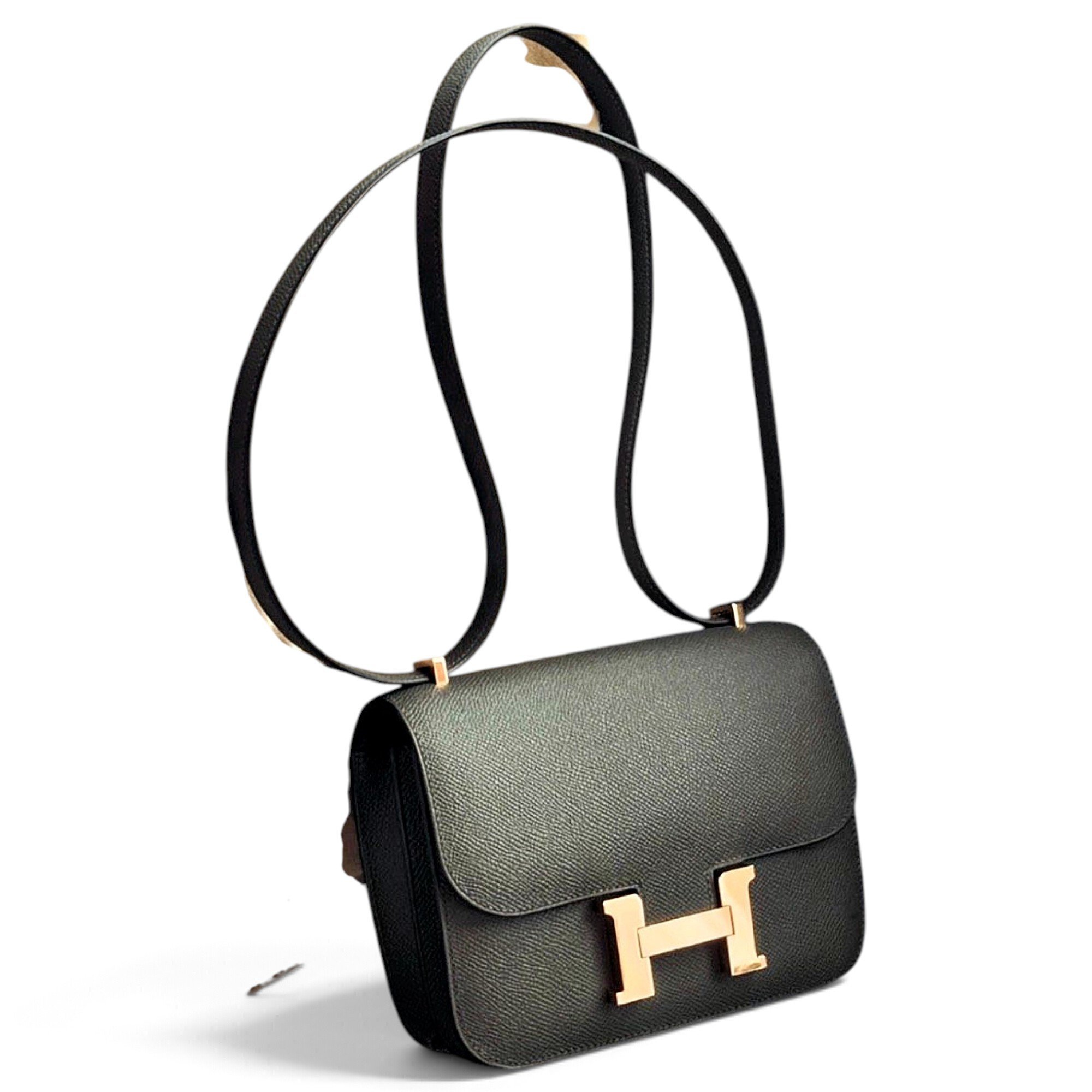 Hermes Constance Handbag Plomb