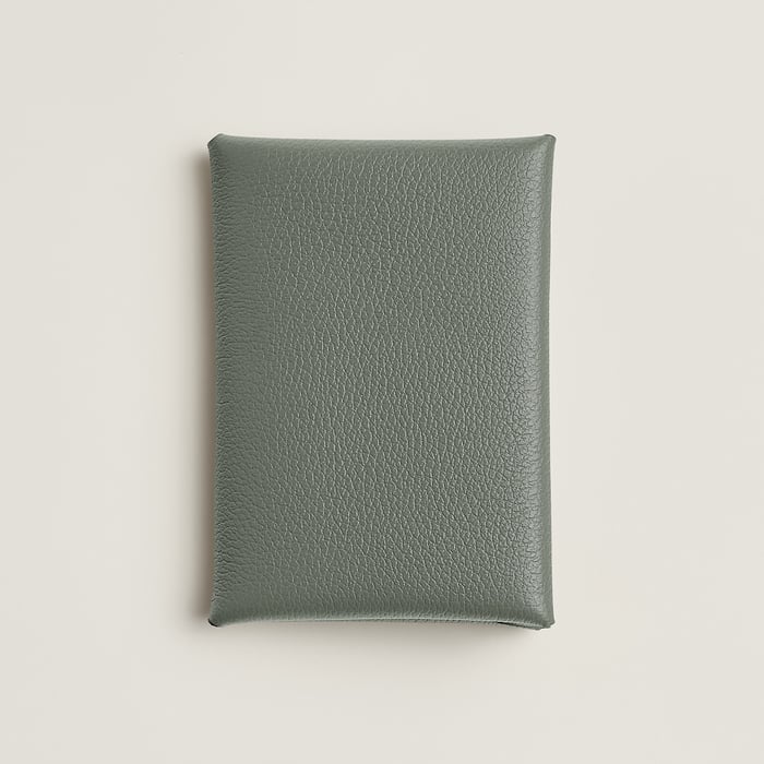 Vert Amande Calvi Duo Compact Card Holder