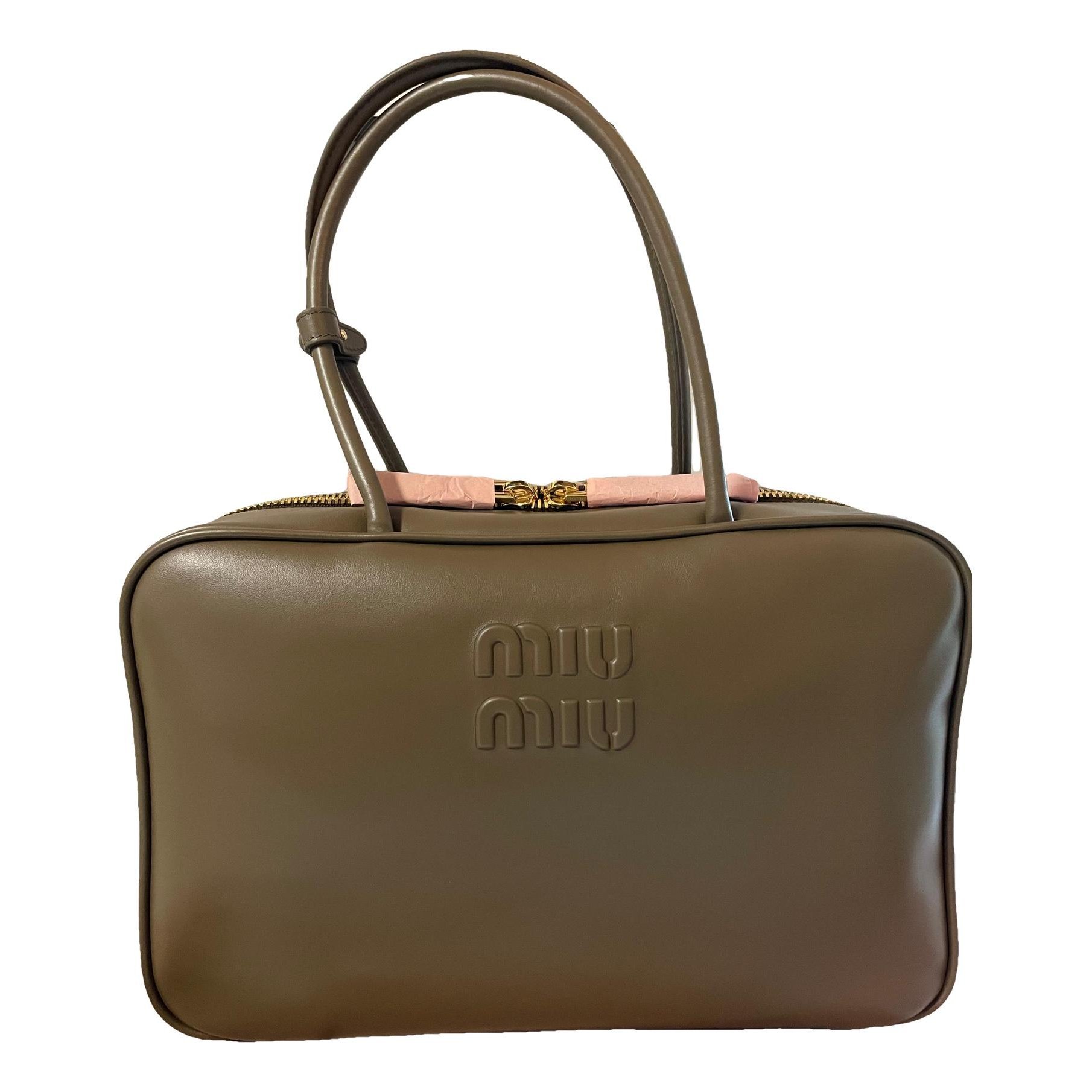 Beau leather handbag
