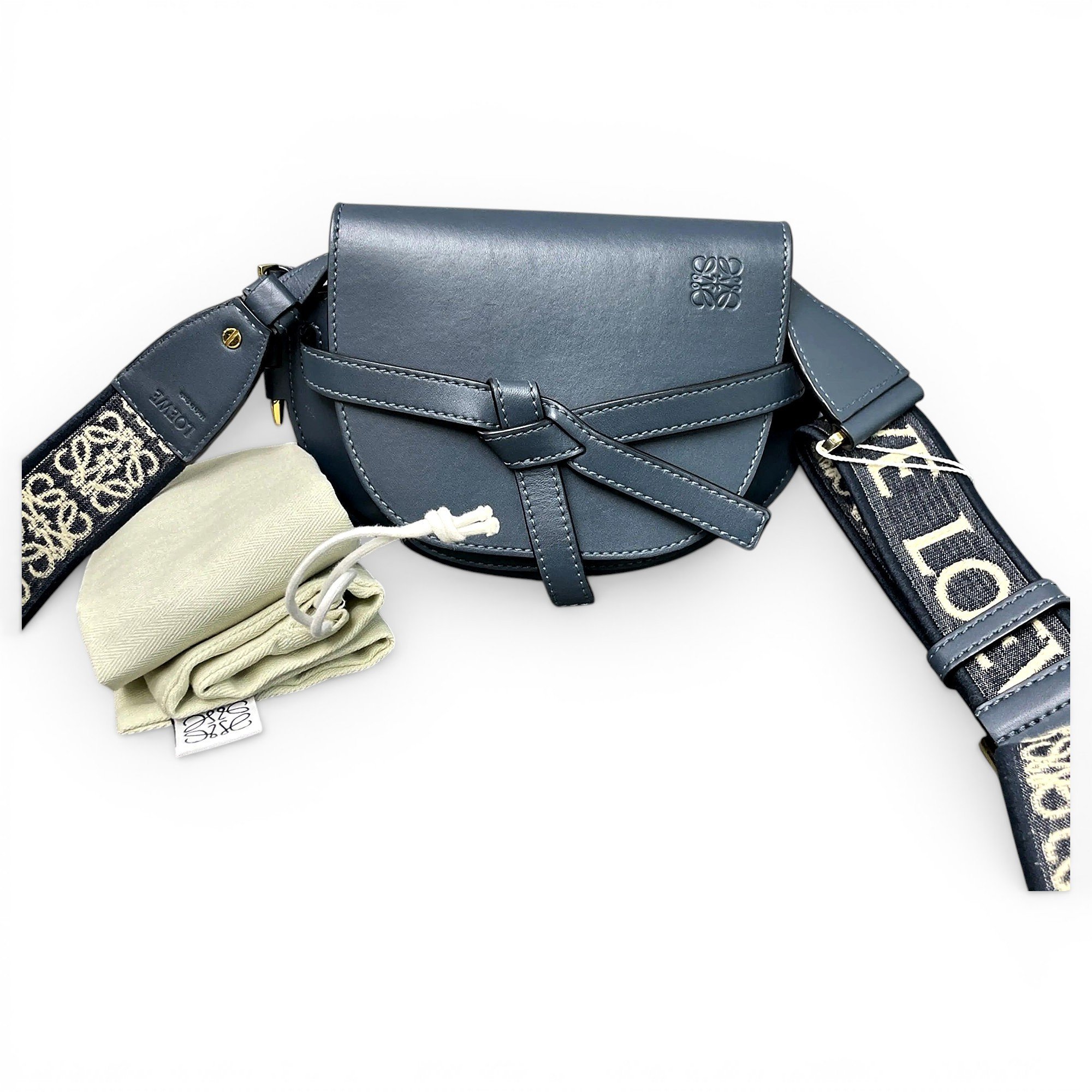 Gate leather crossbody bag