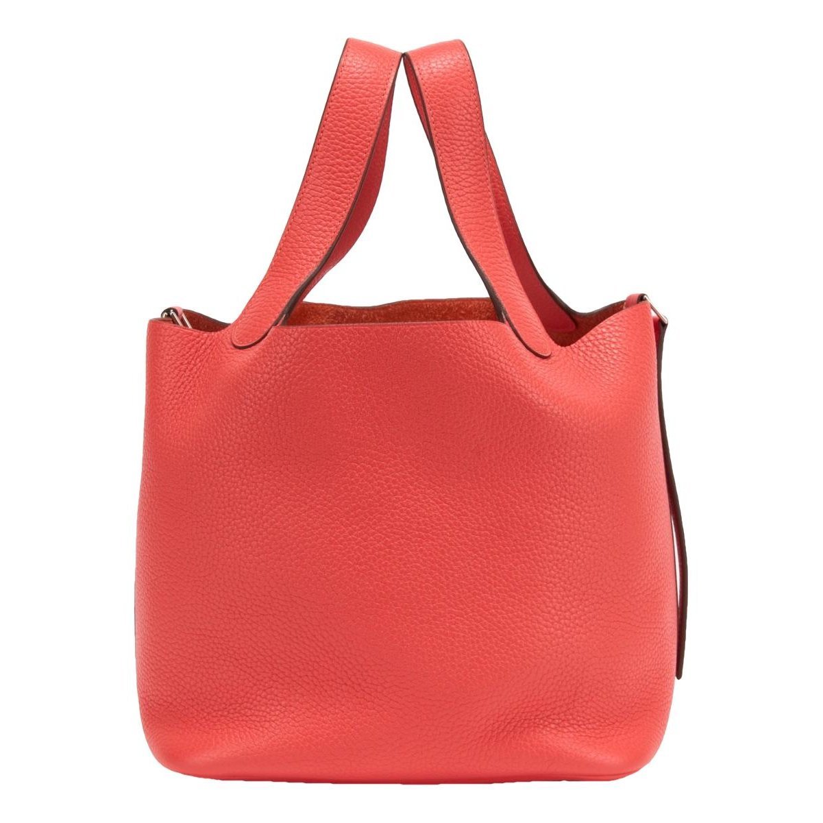 Picotin leather tote