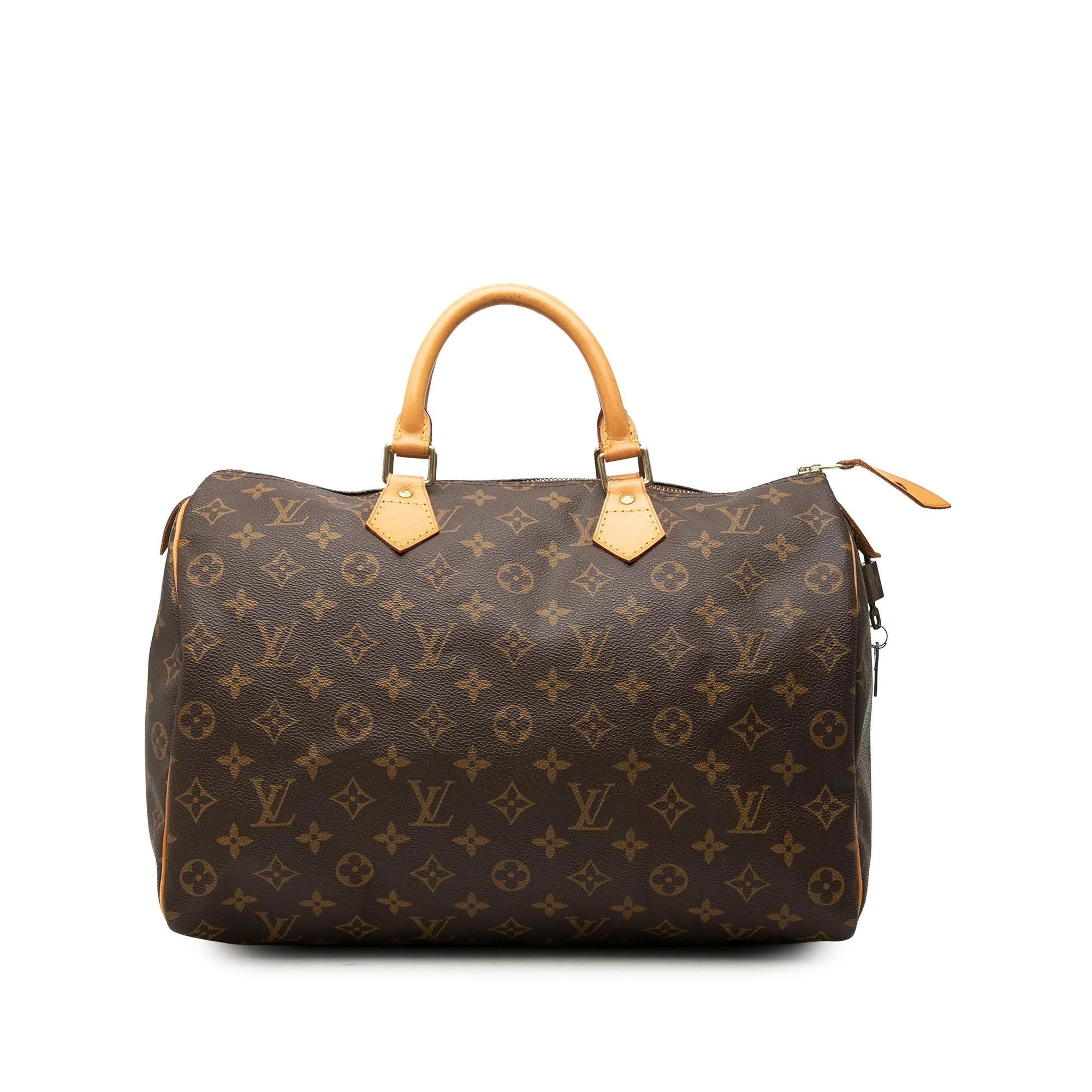Speedy leather handbag