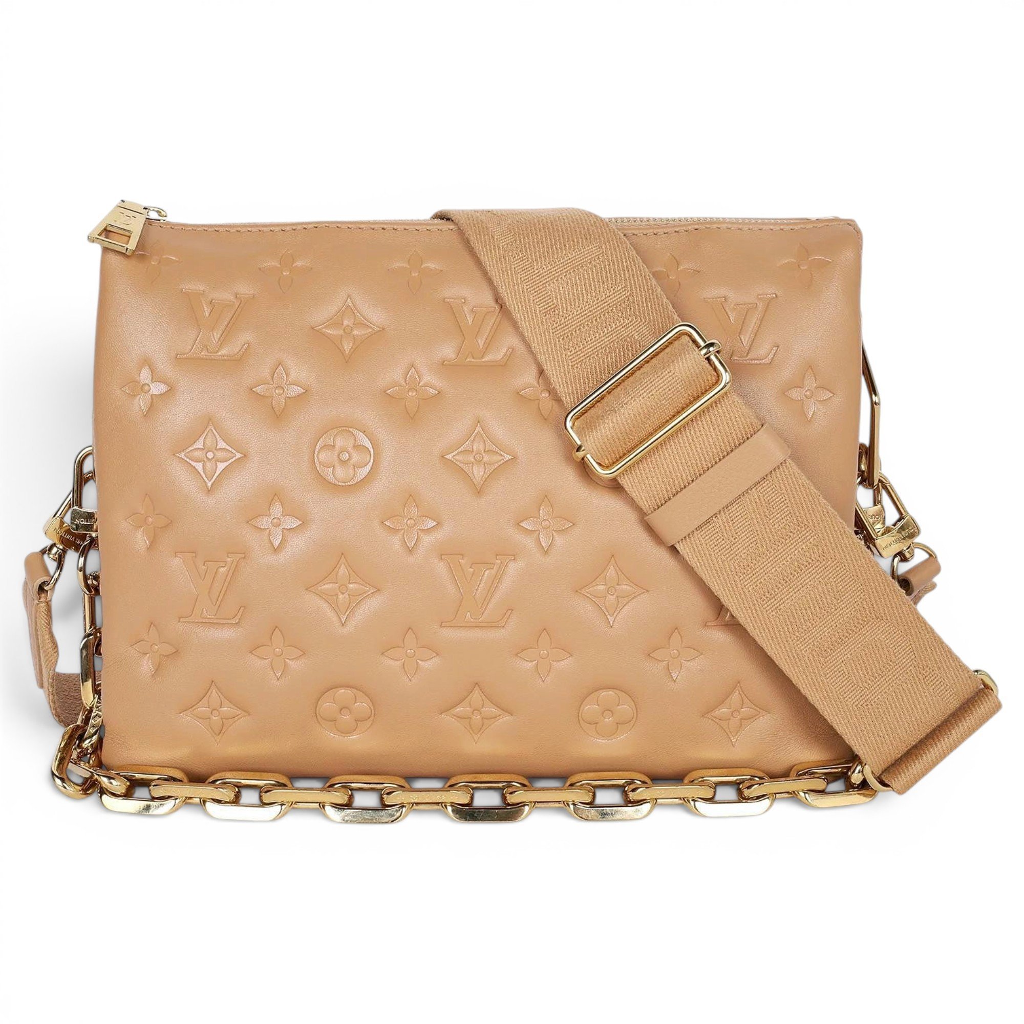 Coussin leather satchel