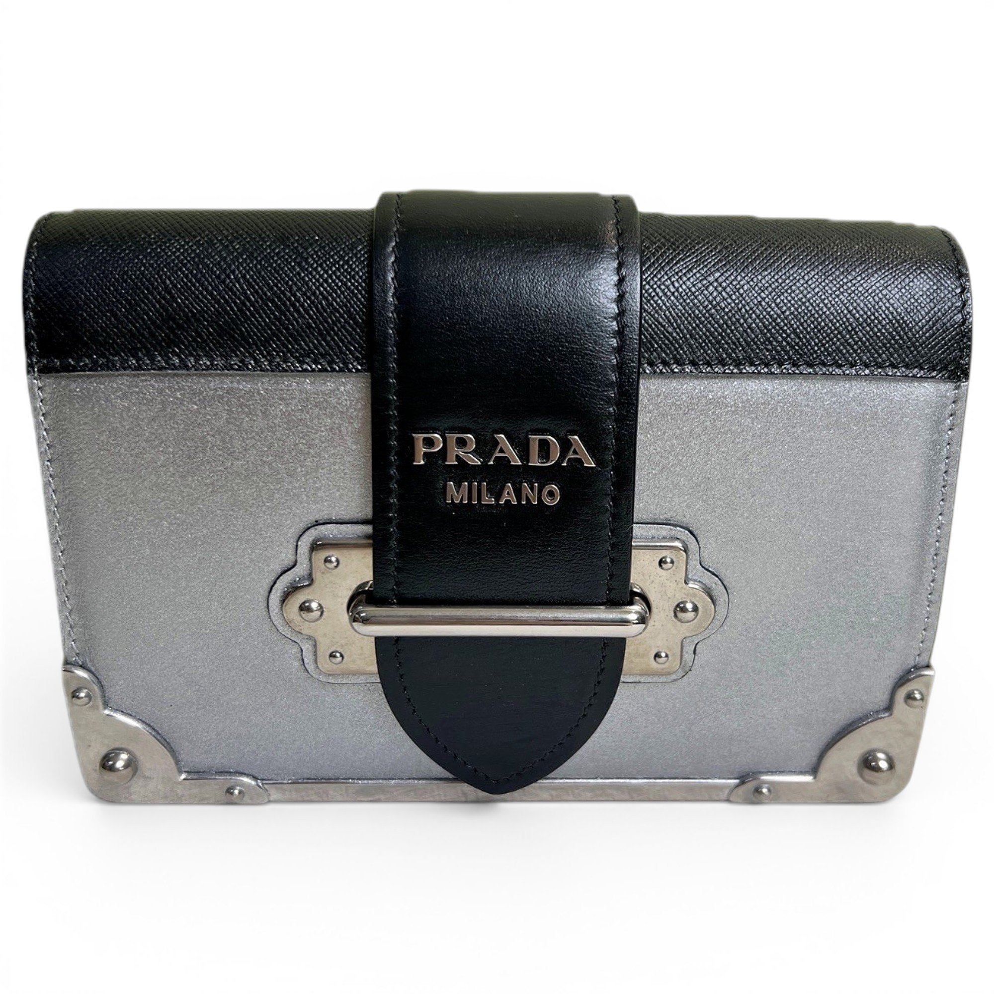 Cahier leather handbag