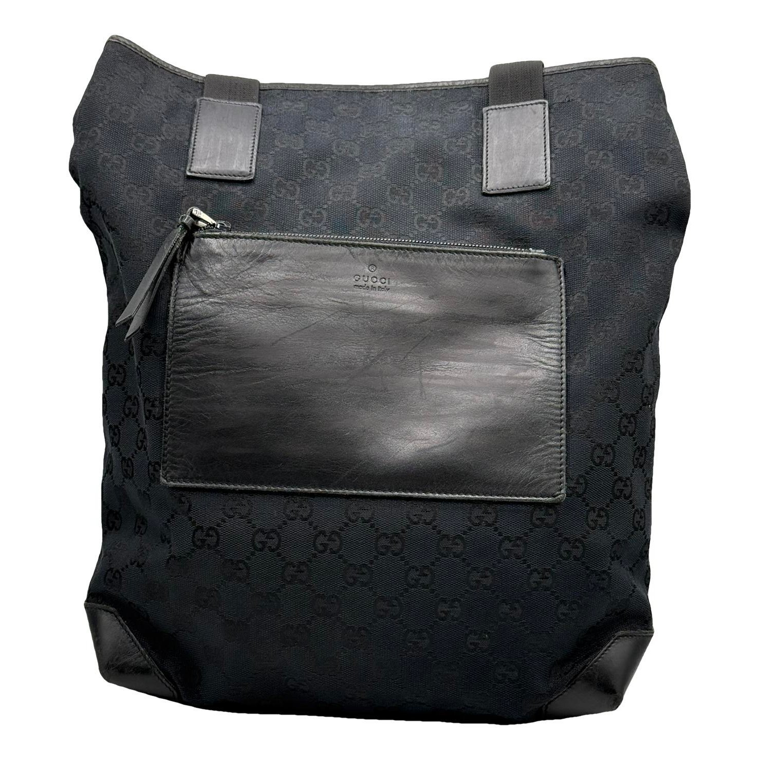 Leather tote