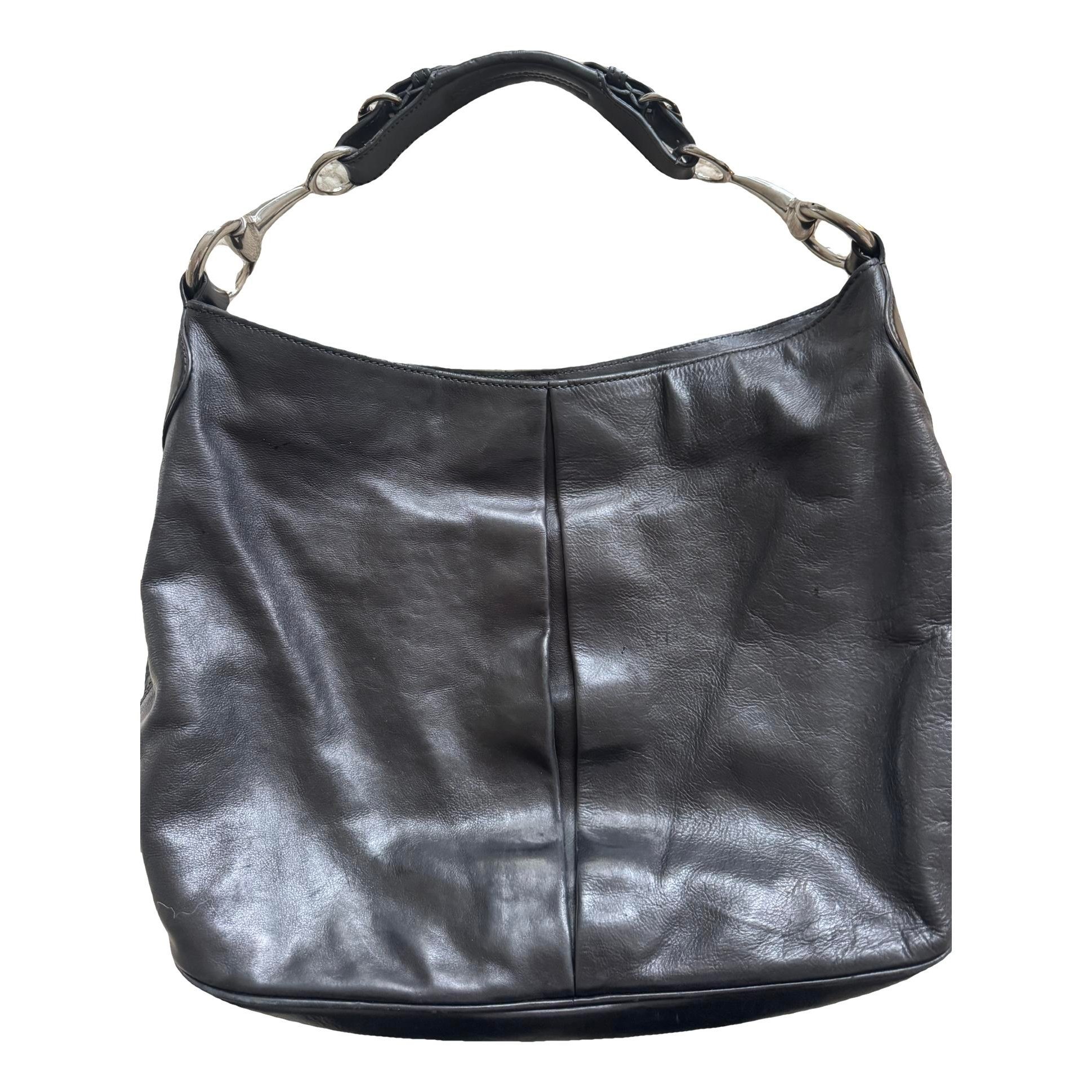 Hobo leather handbag