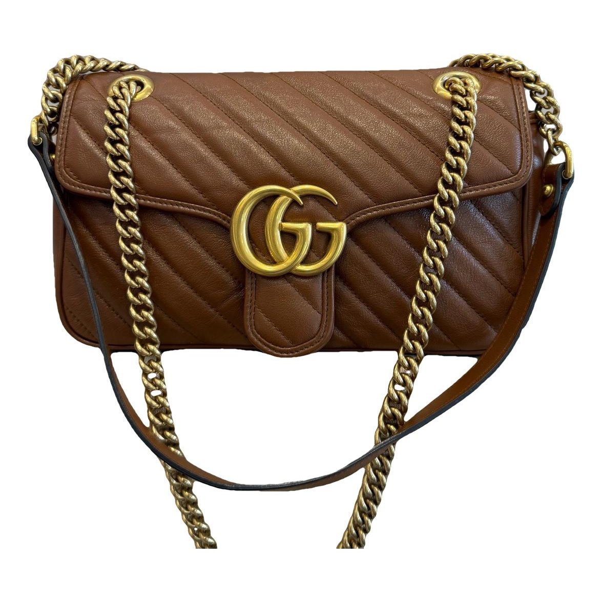 GG Marmont Flap leather crossbody bag