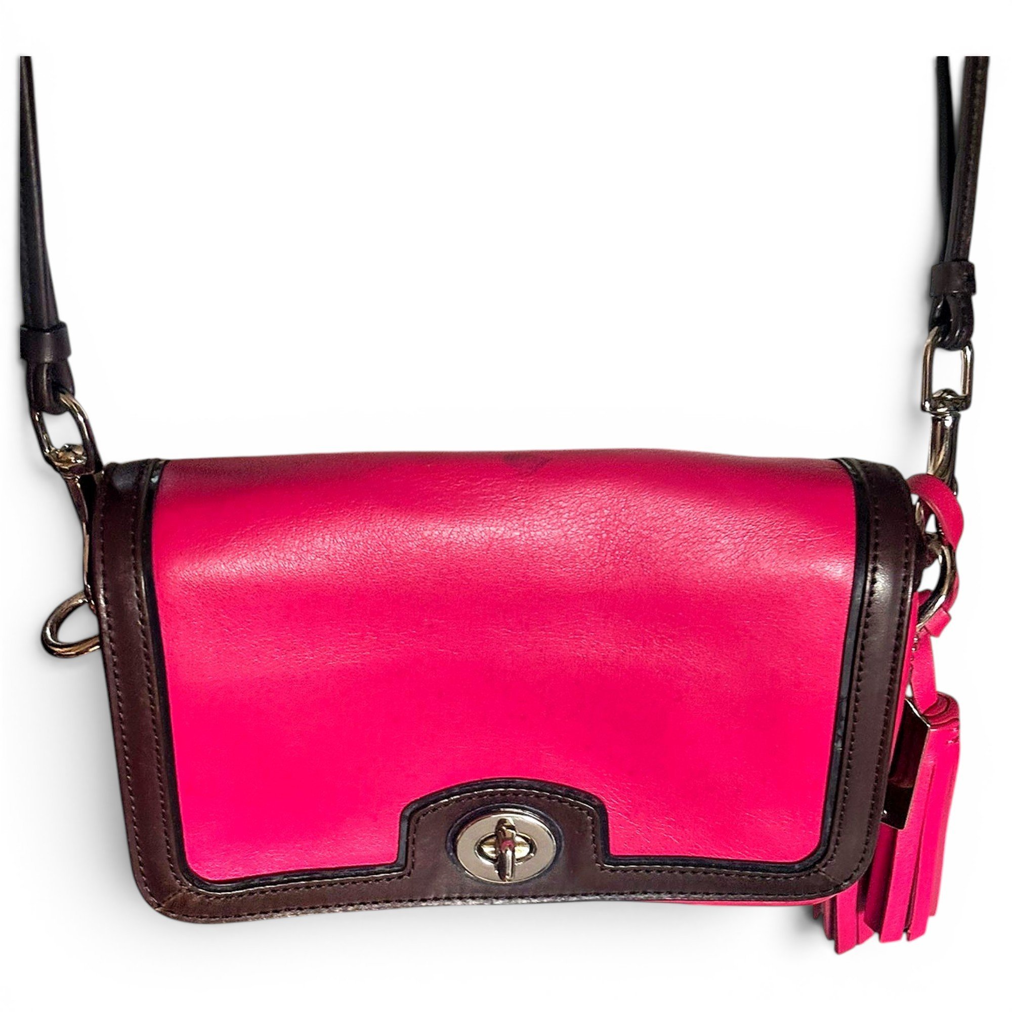 Leather crossbody bag