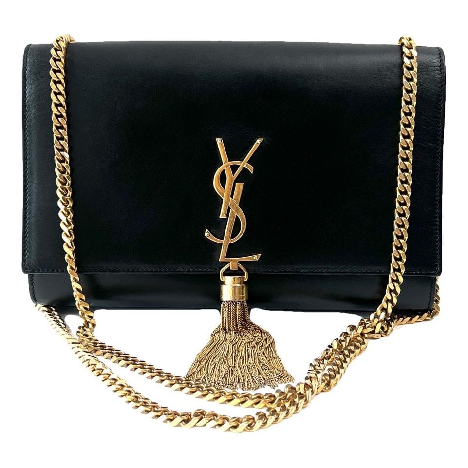 Pompom Kate leather handbag