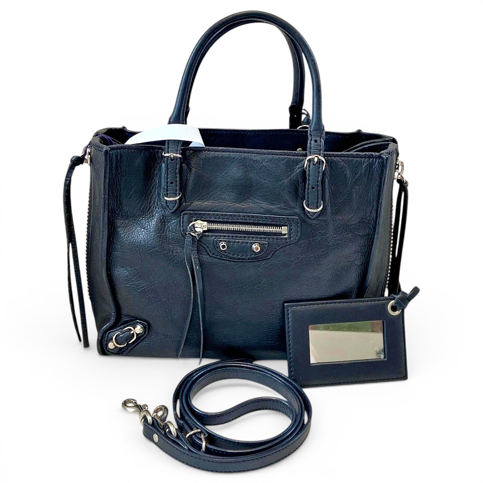 Leather tote