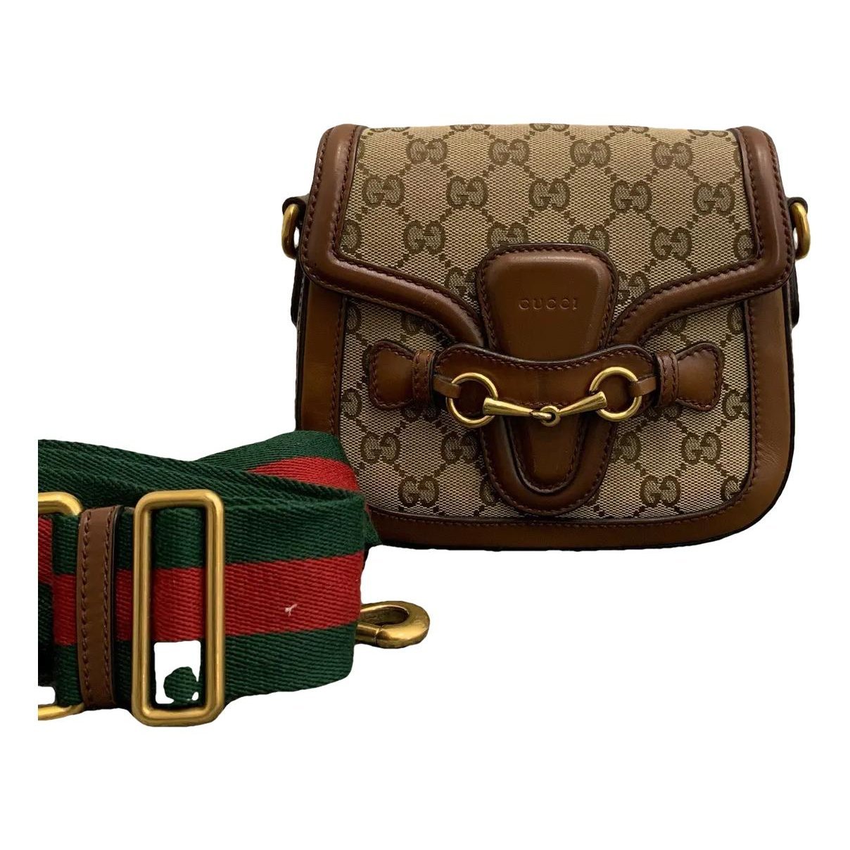 Lady Web leather handbag