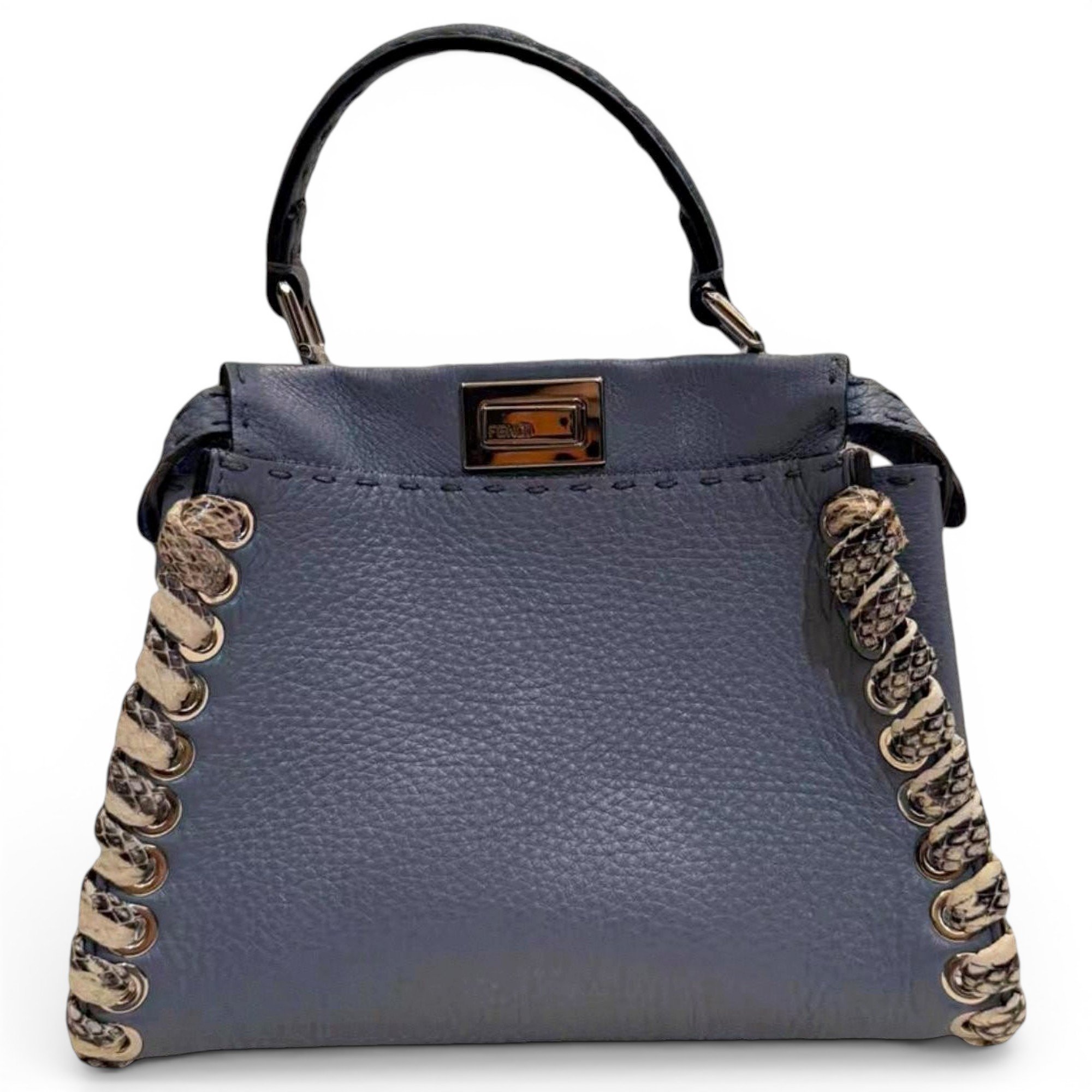 Peekaboo leather handbag