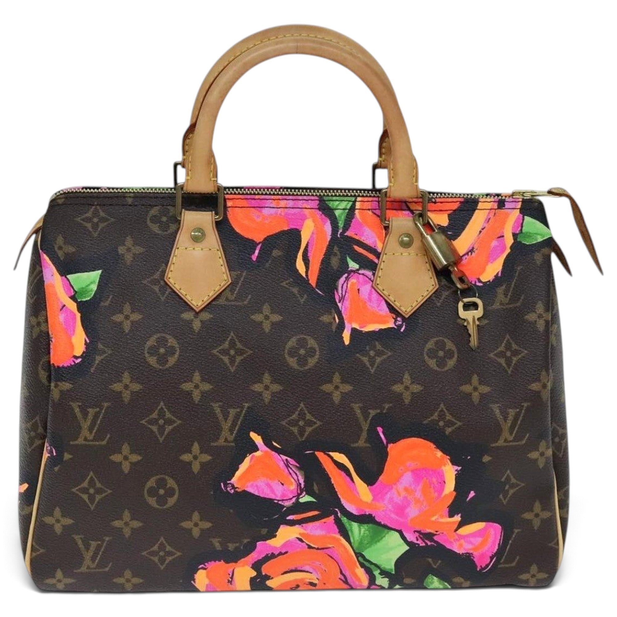 Speedy leather handbag