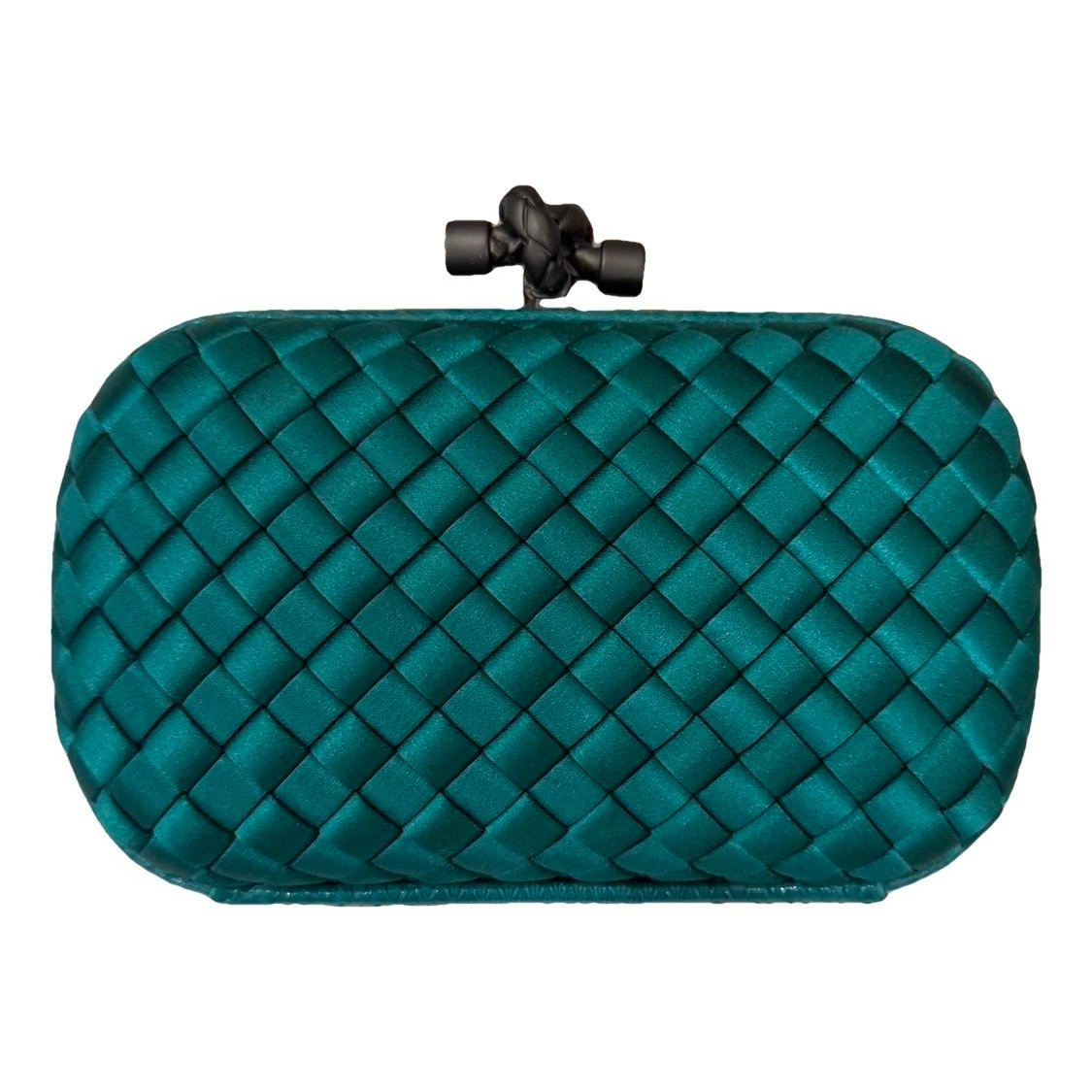 Pochette Knot silk clutch bag